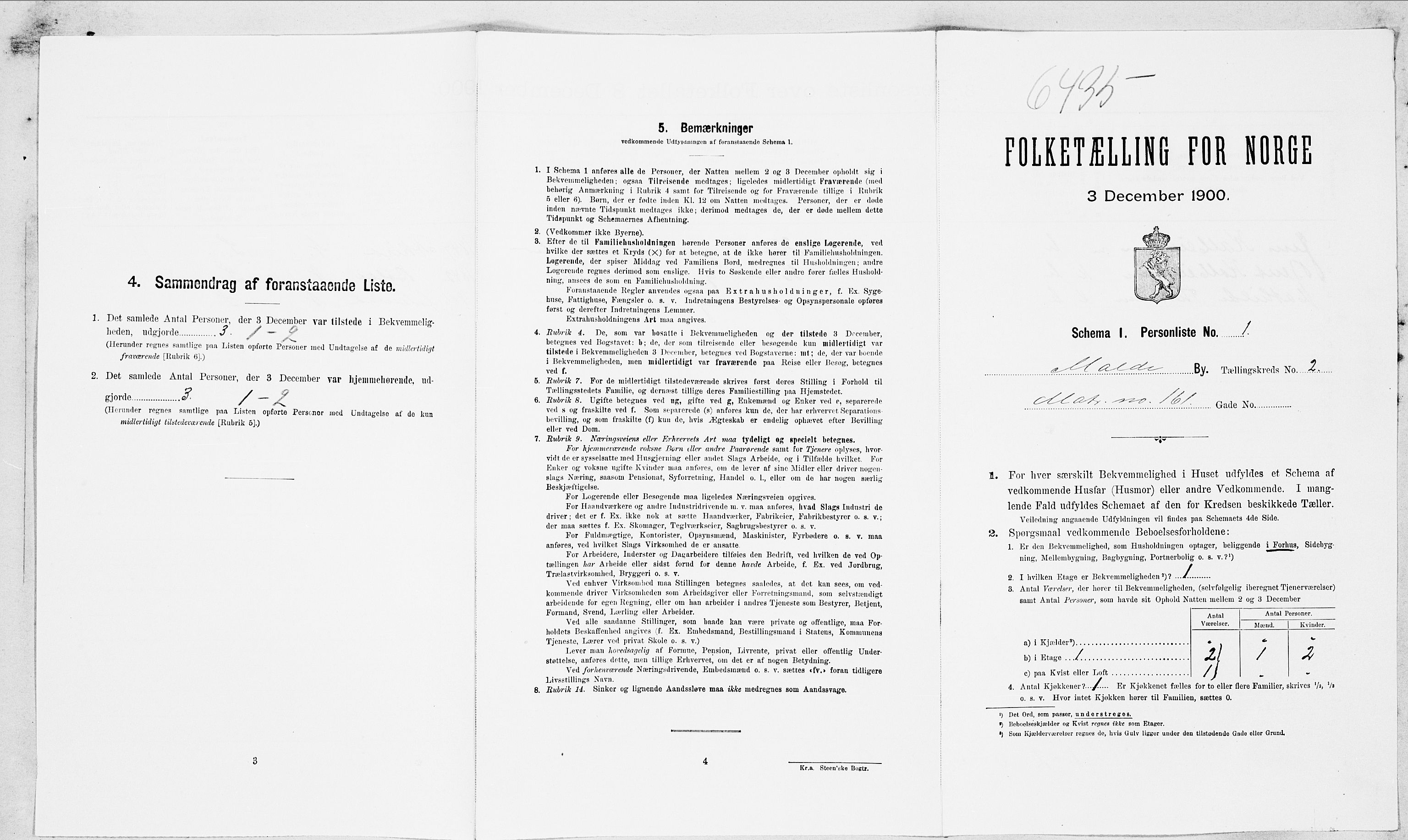 SAT, Folketelling 1900 for 1502 Molde kjøpstad, 1900, s. 1032