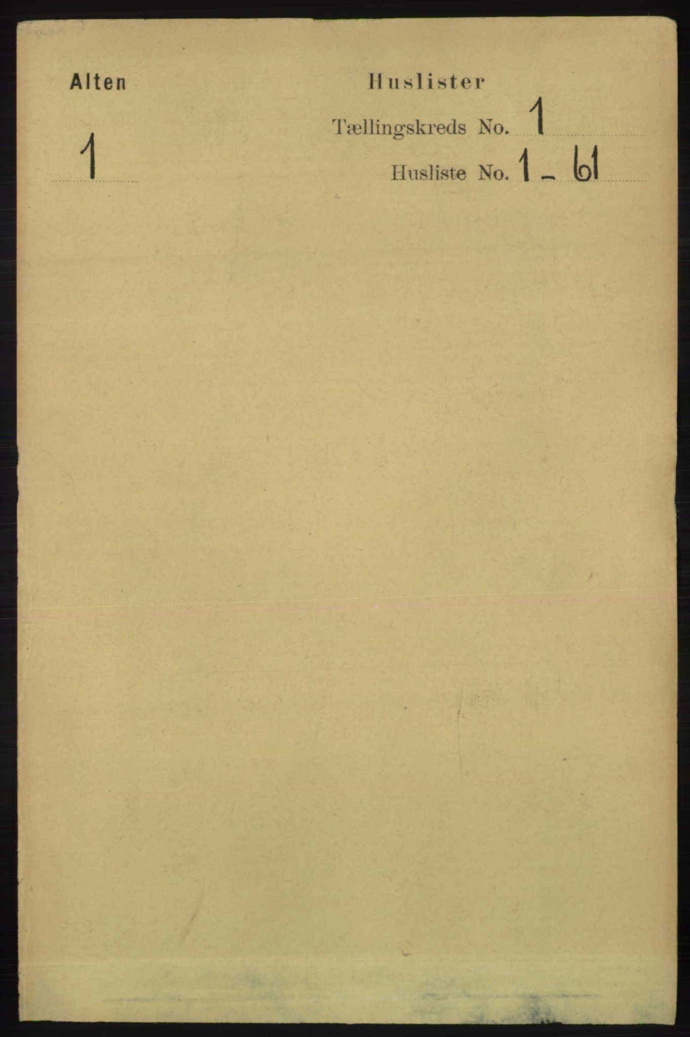 RA, Folketelling 1891 for 2012 Alta herred, 1891, s. 19