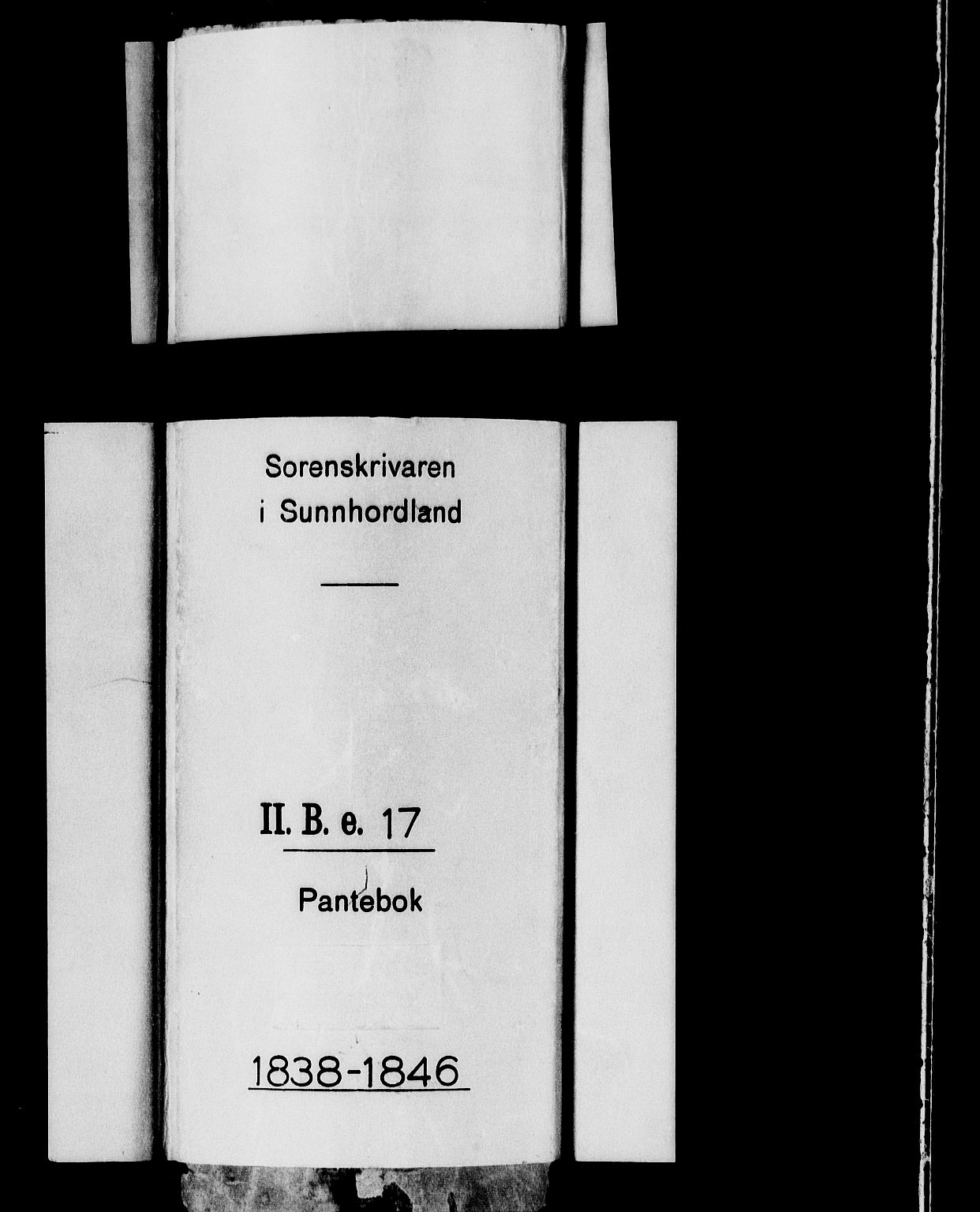 Sunnhordland sorenskrivar, AV/SAB-A-2401/1/G/Gb/Gbe/L0019: Pantebok nr. II.B.e.17, 1838-1846