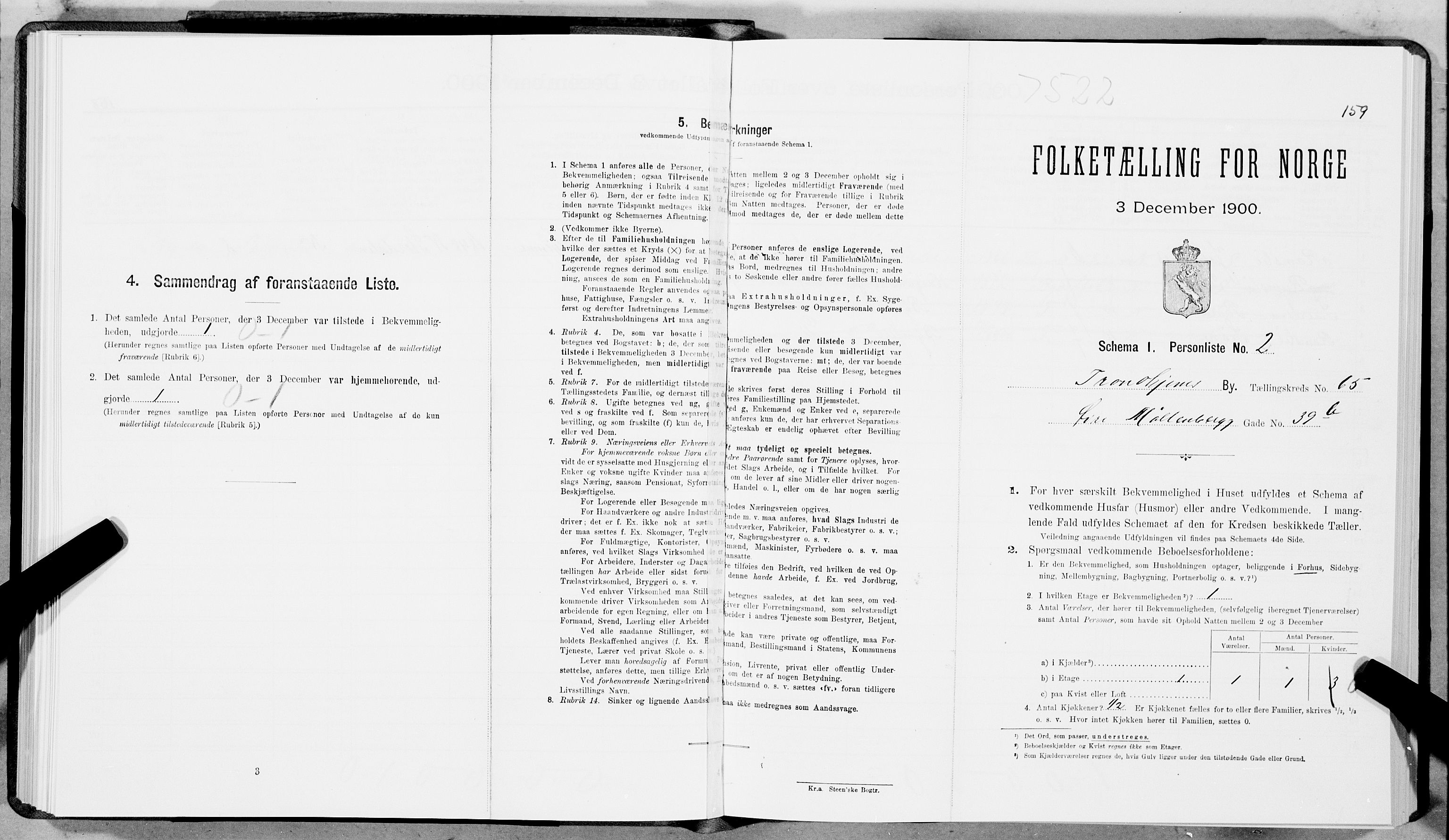 SAT, Folketelling 1900 for 1601 Trondheim kjøpstad, 1900, s. 11465