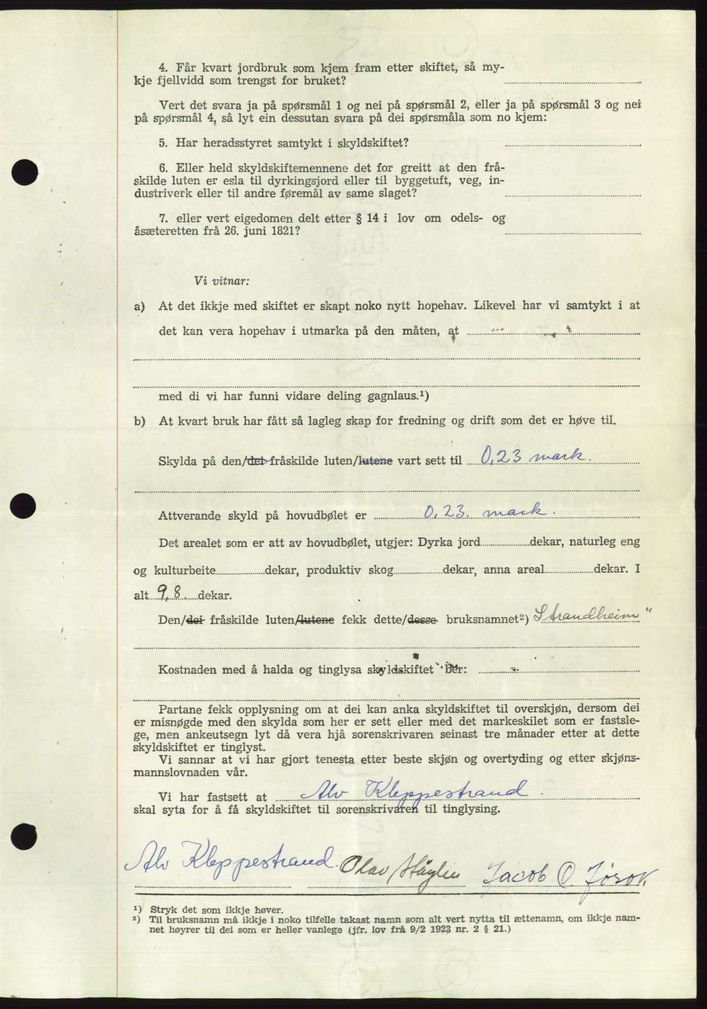 Søre Sunnmøre sorenskriveri, AV/SAT-A-4122/1/2/2C/L0108: Pantebok nr. 34A, 1957-1958, Dagboknr: 2727/1957