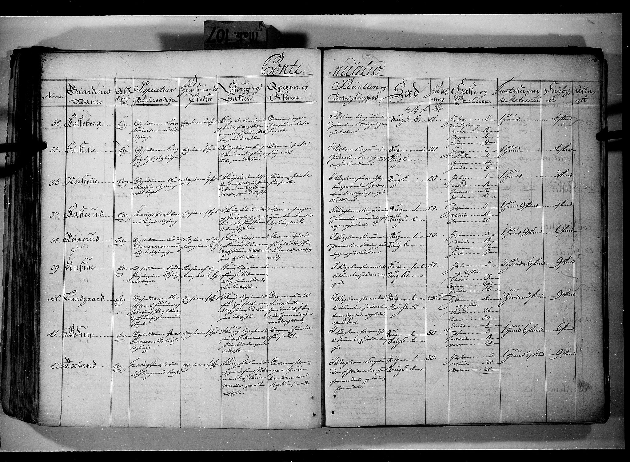 Rentekammeret inntil 1814, Realistisk ordnet avdeling, AV/RA-EA-4070/N/Nb/Nbf/L0107: Gudbrandsdalen eksaminasjonsprotokoll, 1723, s. 205b-206a