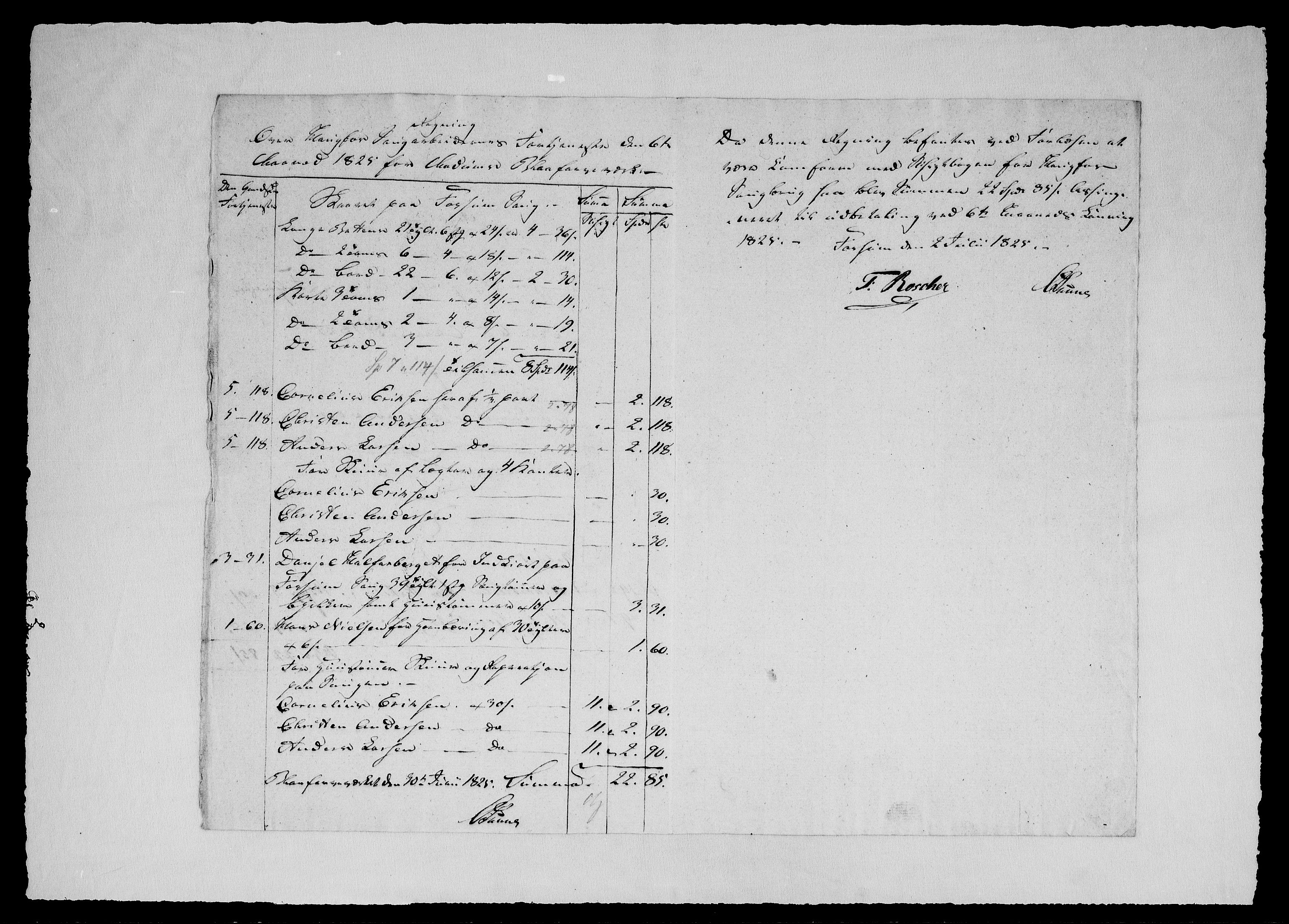 Modums Blaafarveværk, AV/RA-PA-0157/G/Gd/Gdd/L0308/0001: -- / Regning over Saugfolkenes Fortjeneste, 1823-1827, s. 32