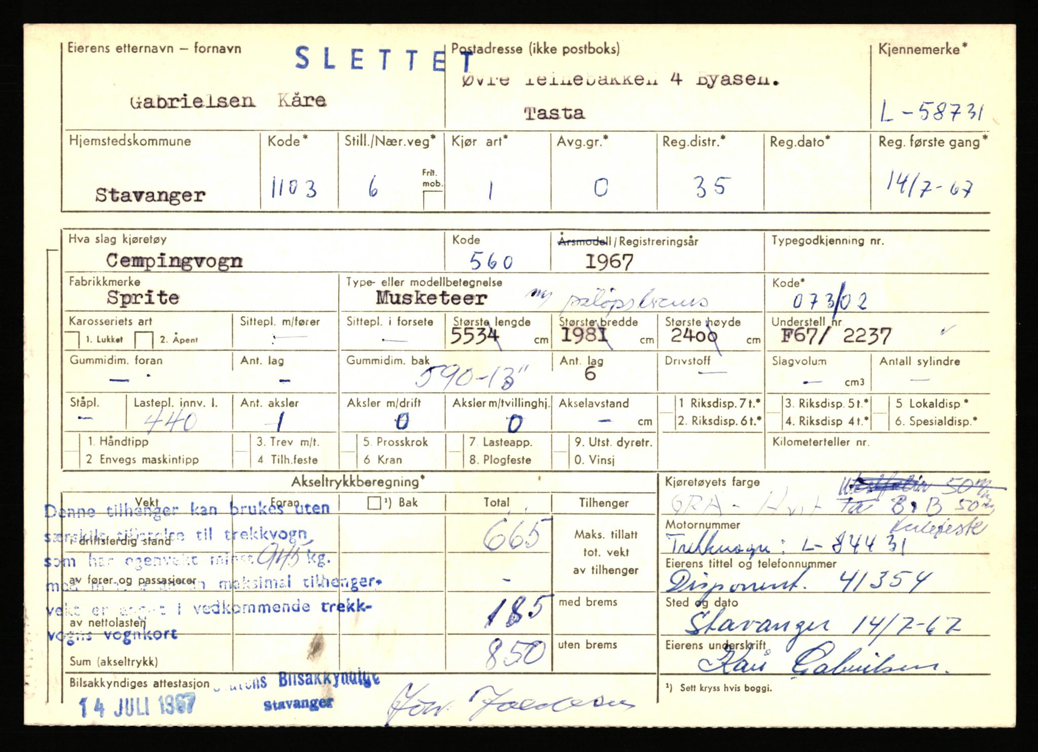 Stavanger trafikkstasjon, AV/SAST-A-101942/0/F/L0058: L-58000 - L-59999, 1930-1971, s. 605