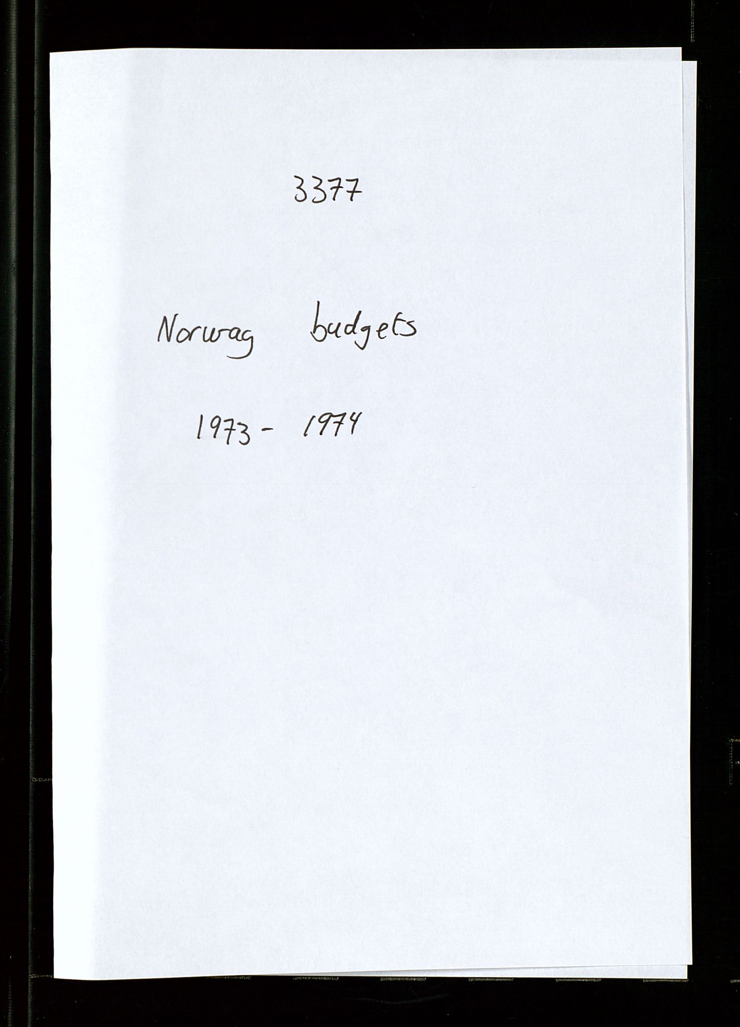 Pa 1512 - Esso Exploration and Production Norway Inc., SAST/A-101917/E/Ea/L0027: Budsjett, 1966-1979, s. 473