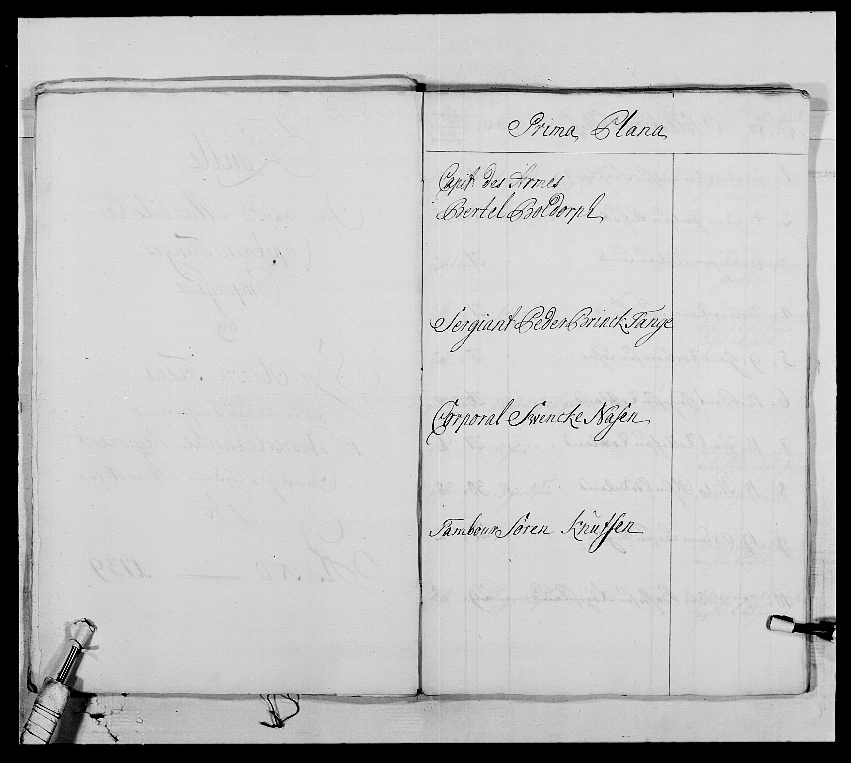 Kommanderende general (KG I) med Det norske krigsdirektorium, AV/RA-EA-5419/E/Ea/L0522: 1. Vesterlenske regiment, 1718-1748, s. 151
