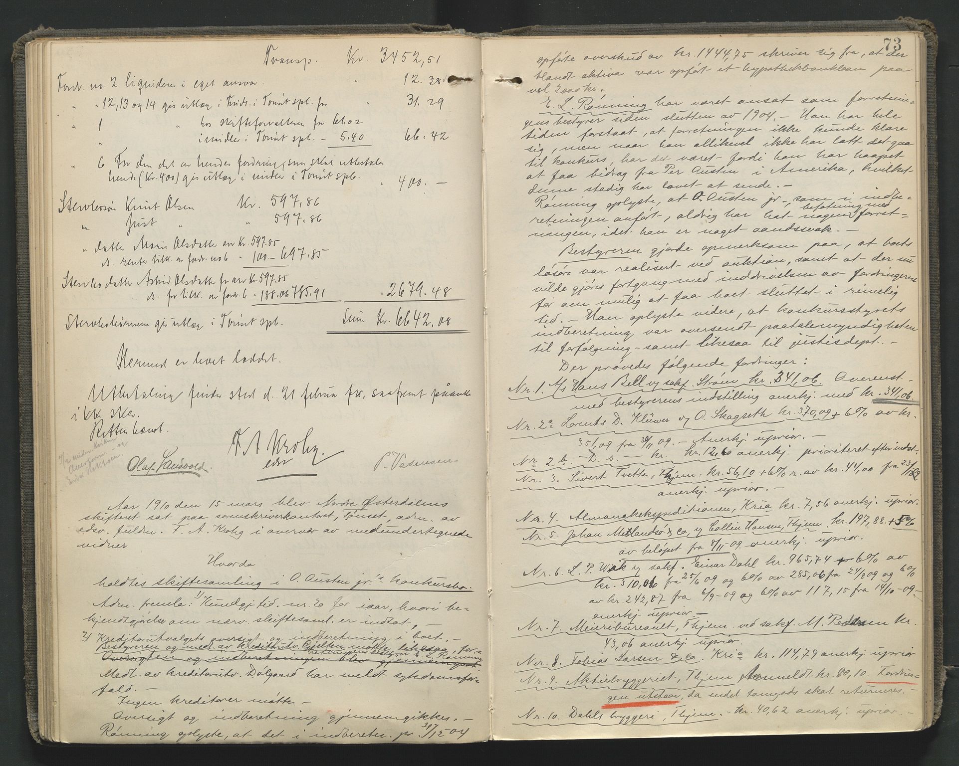 Nord-Østerdal tingrett, AV/SAH-TING-020/J/Jd/L0006: Skifteutlodningsprotokoll, 1907-1920, s. 73