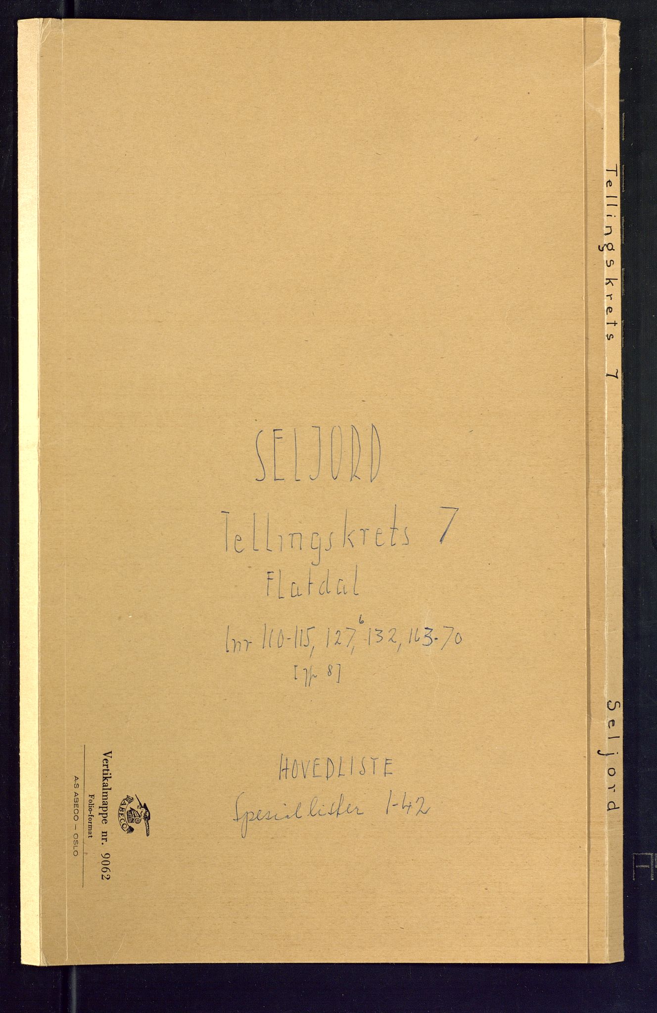 SAKO, Folketelling 1875 for 0828P Seljord prestegjeld, 1875, s. 26