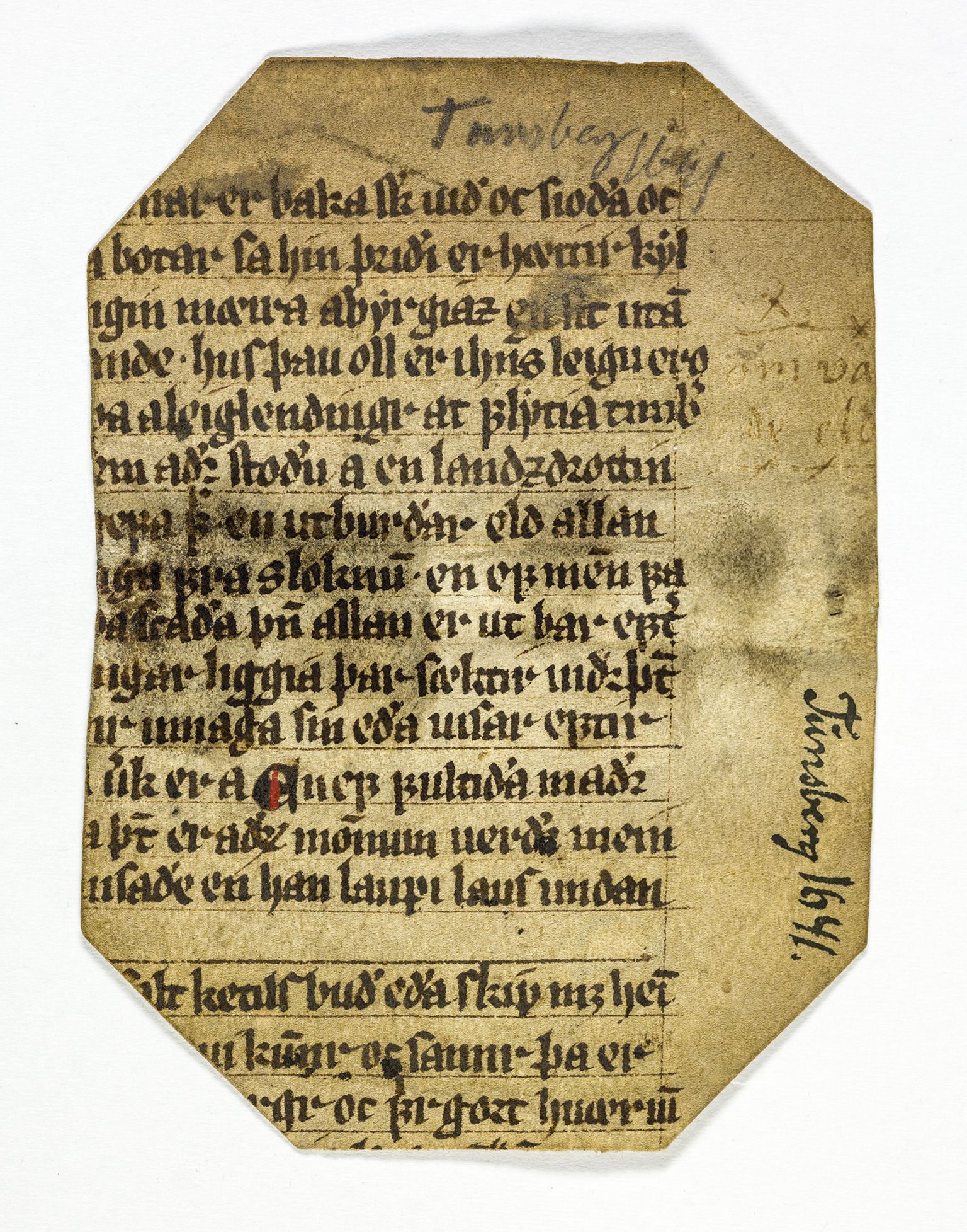 Riksarkivets diplomsamling, AV/RA-EA-5965/F26/L0003: Norrøne membranfragmenter bestand 11-30, 1100-1536, s. 79