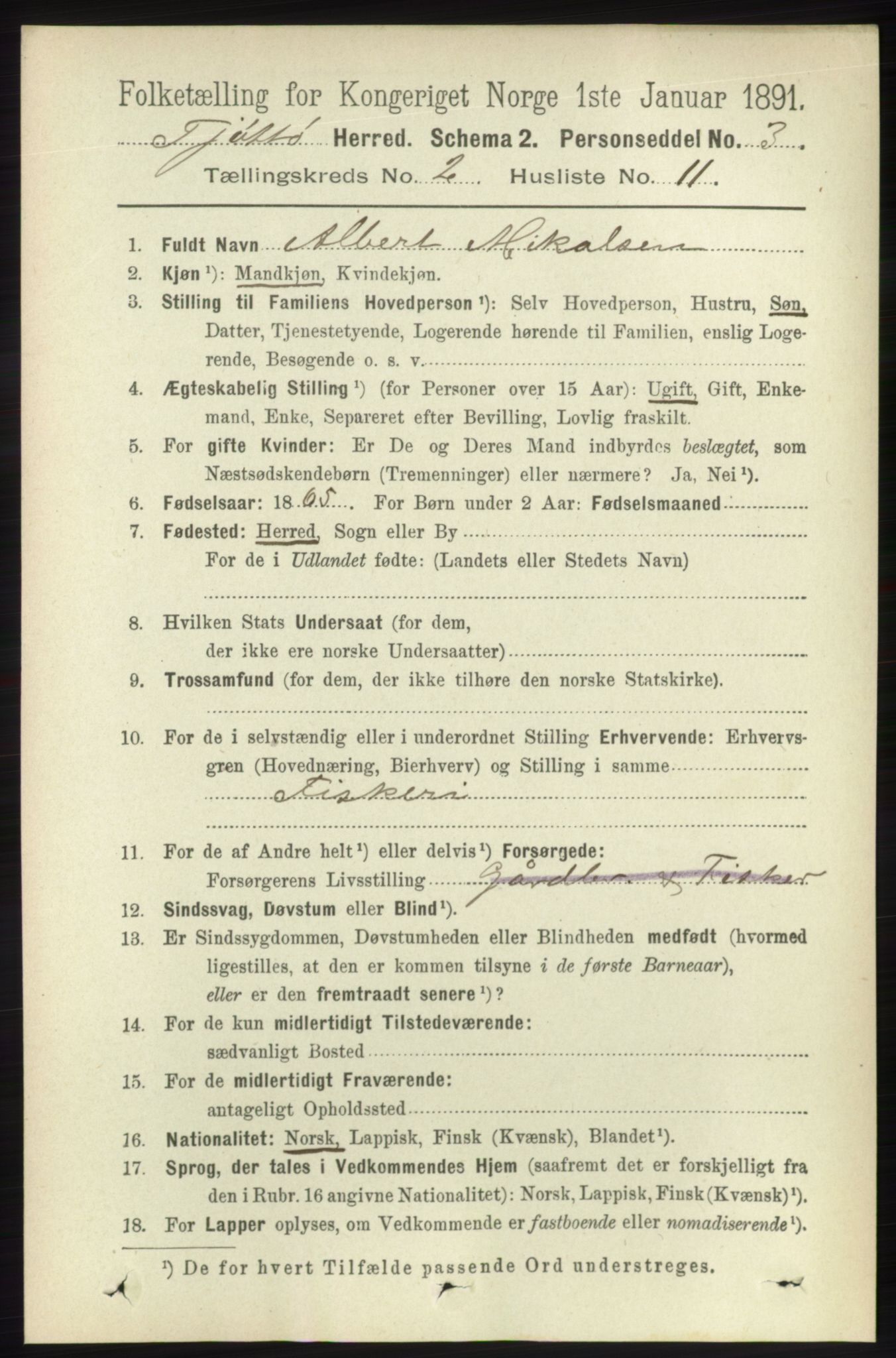 RA, Folketelling 1891 for 1817 Tjøtta herred, 1891, s. 962