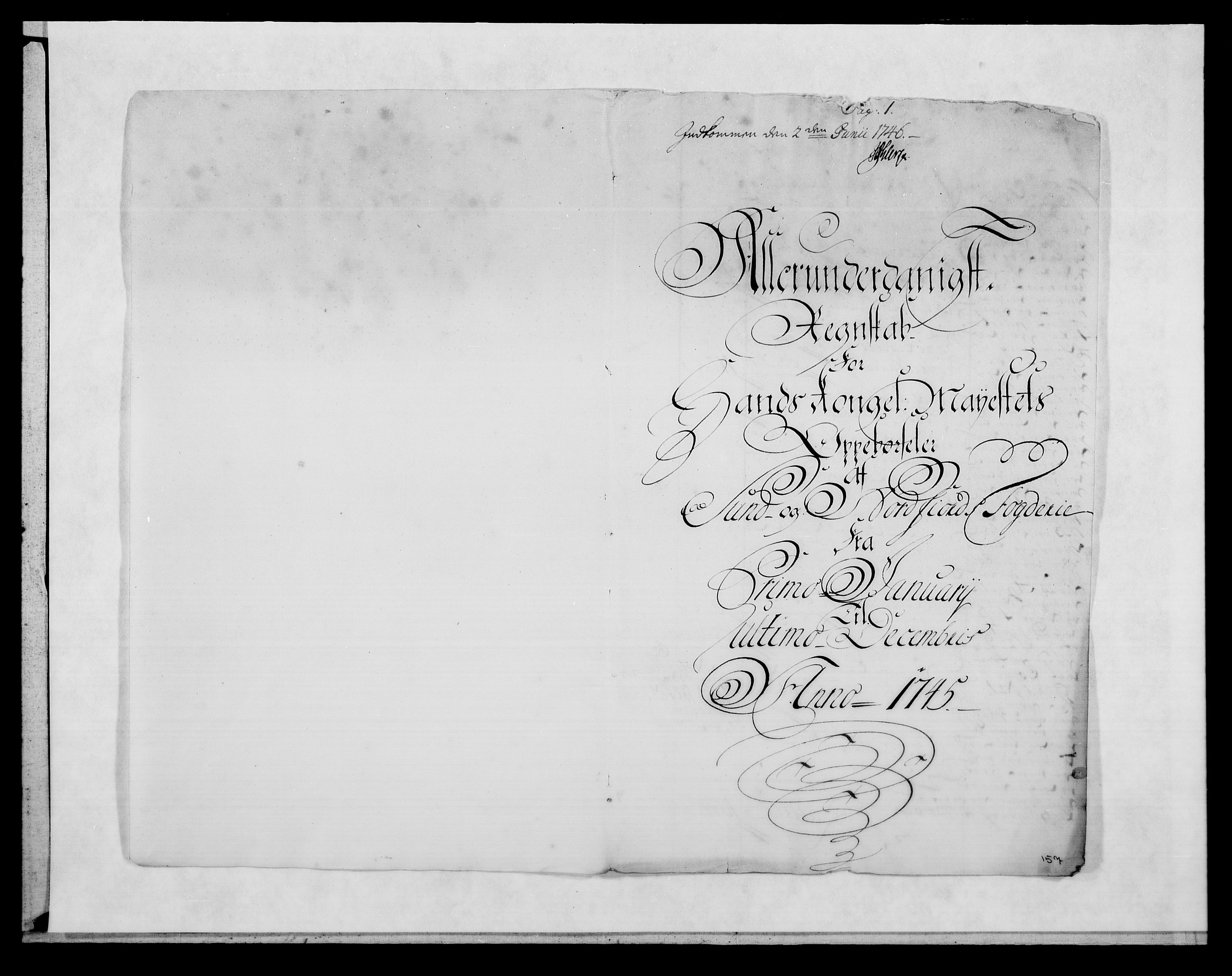 Rentekammeret inntil 1814, Reviderte regnskaper, Fogderegnskap, AV/RA-EA-4092/R53/L3471: Fogderegnskap Sunn- og Nordfjord, 1745, s. 27