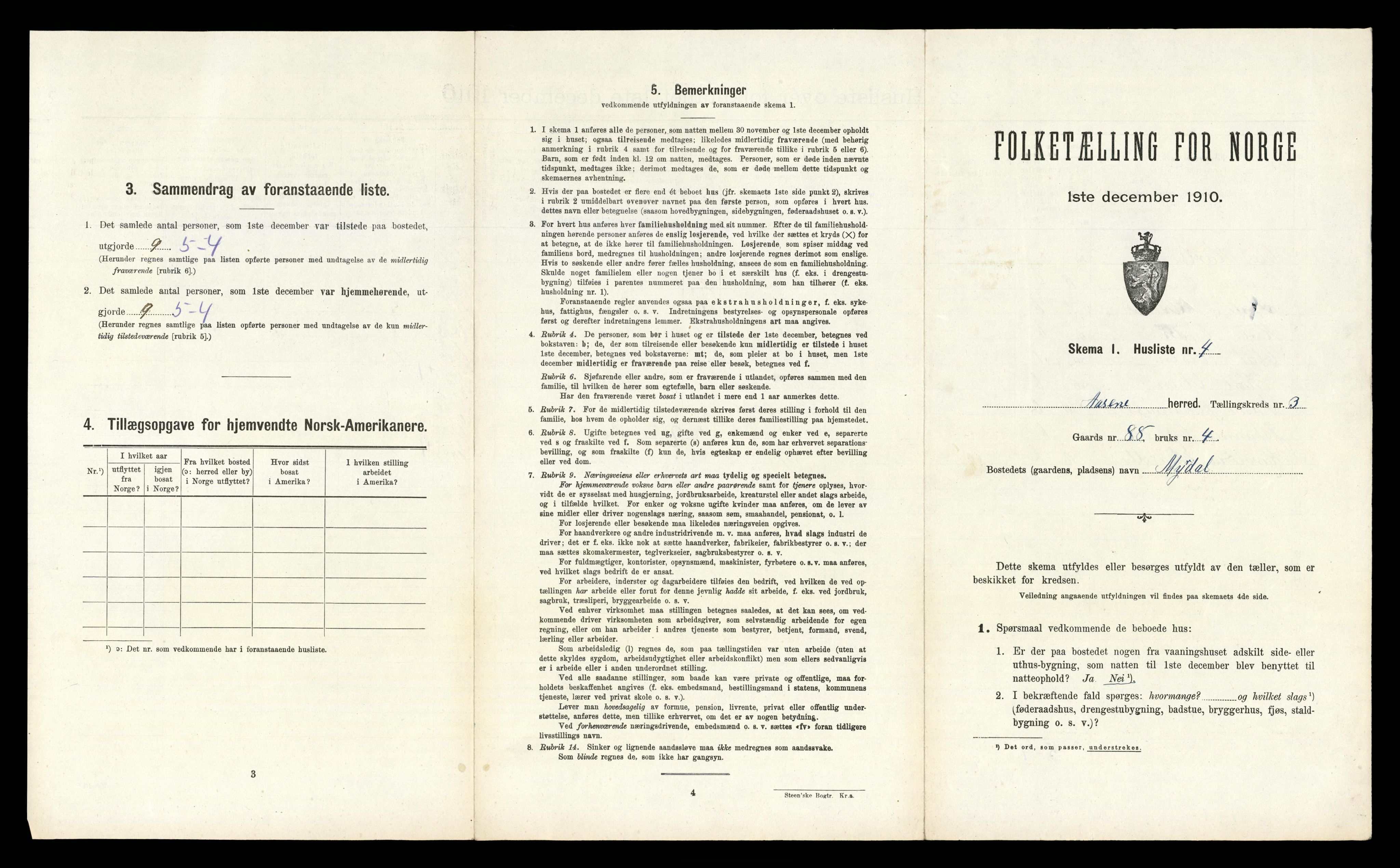 RA, Folketelling 1910 for 1255 Åsane herred, 1910, s. 123
