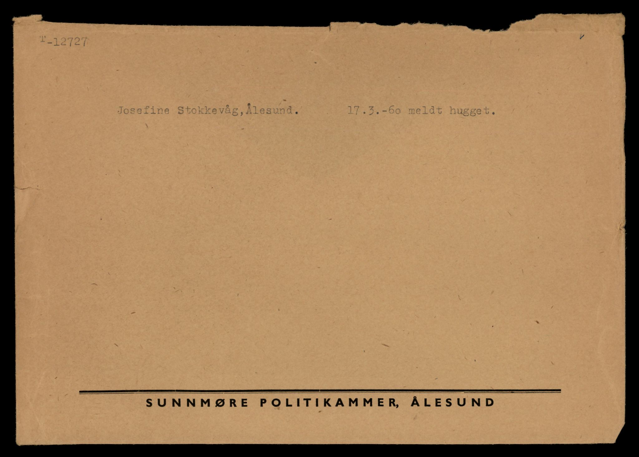 Møre og Romsdal vegkontor - Ålesund trafikkstasjon, AV/SAT-A-4099/F/Fe/L0035: Registreringskort for kjøretøy T 12653 - T 12829, 1927-1998, s. 1416