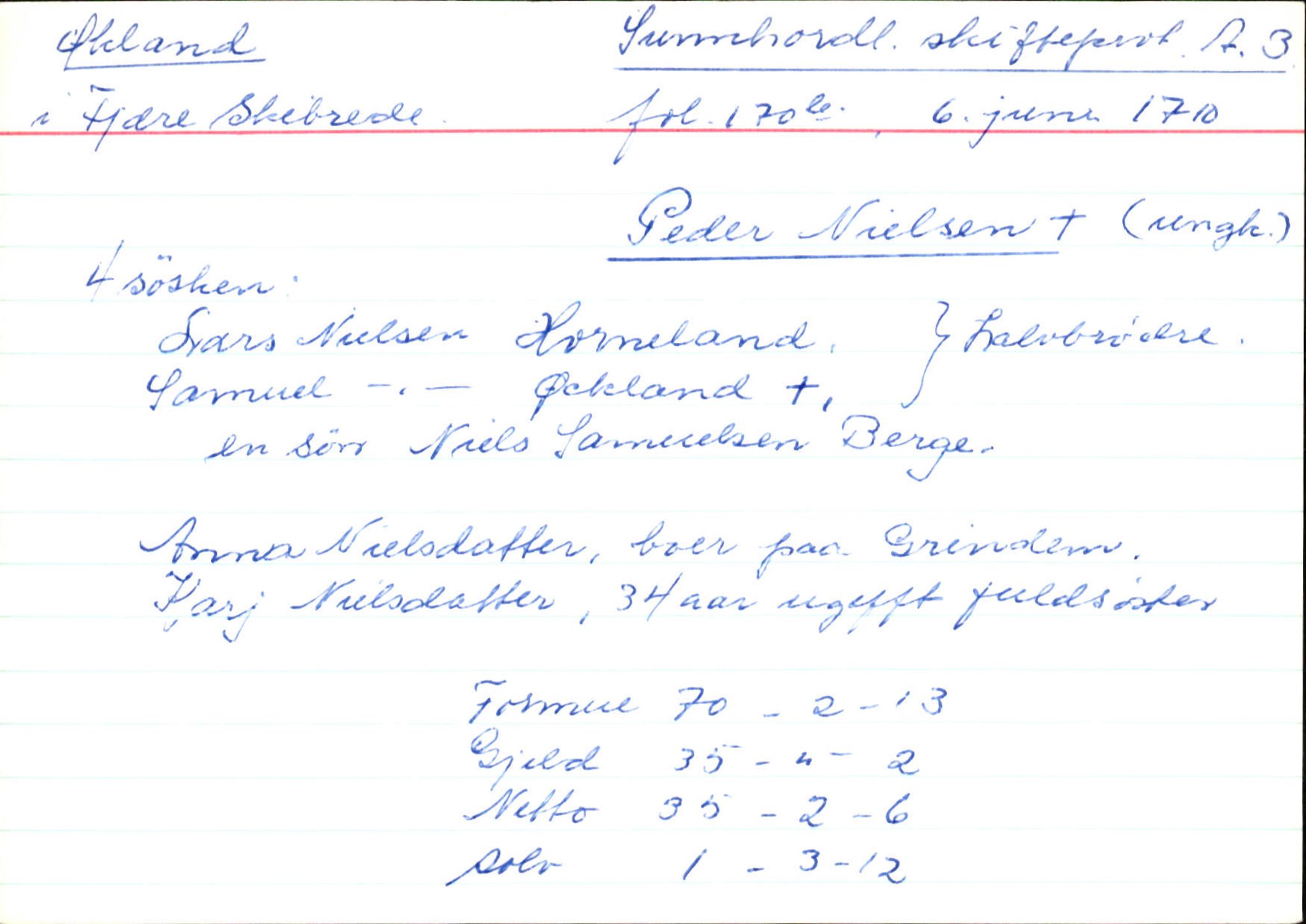Skiftekort ved Statsarkivet i Bergen, SAB/SKIFTEKORT/004/L0002: Skifteprotokoll nr. 3, 1708-1717, s. 291