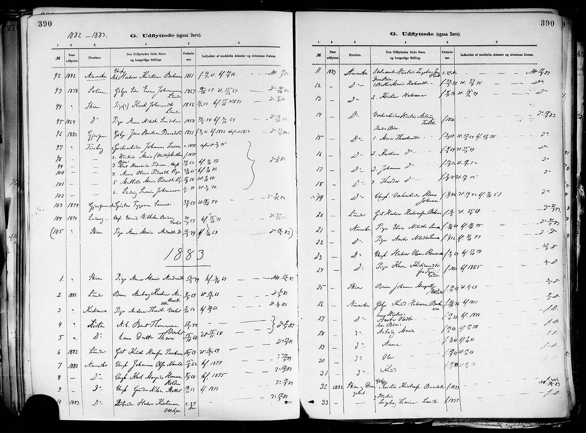 Holla kirkebøker, AV/SAKO-A-272/F/Fa/L0008: Ministerialbok nr. 8, 1882-1897, s. 390