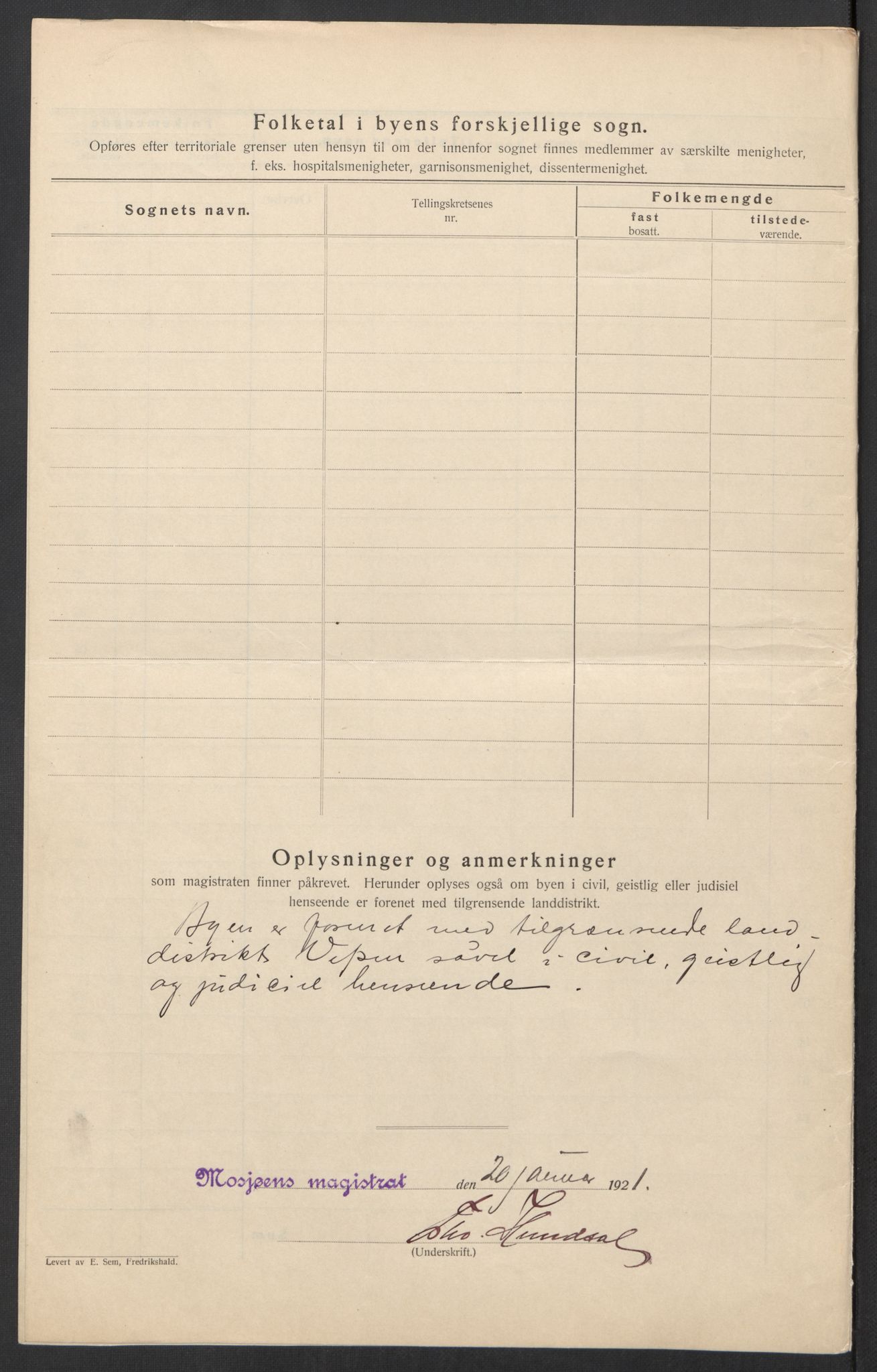 SAT, Folketelling 1920 for 1802 Mosjøen ladested, 1920, s. 5
