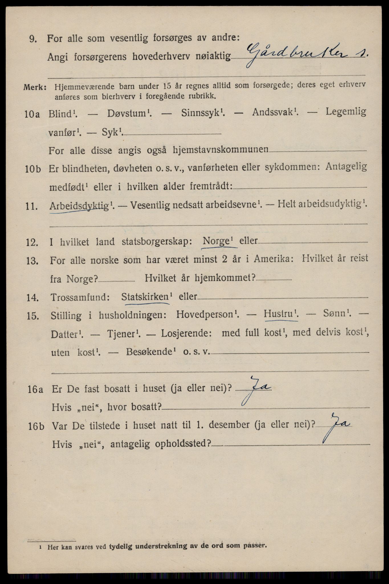 SAST, Folketelling 1920 for 1116 Eigersund herred, 1920, s. 3128