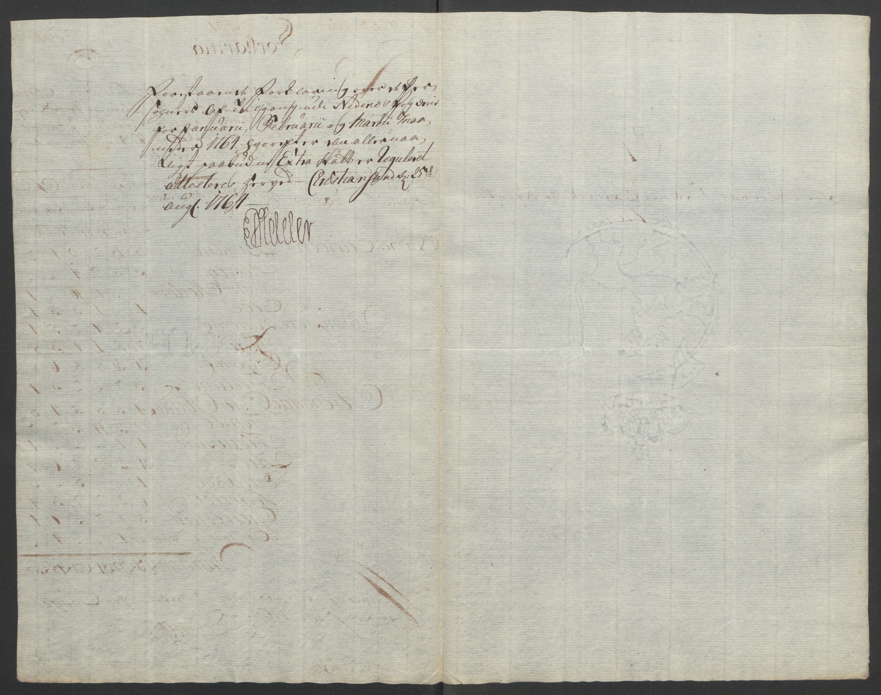 Rentekammeret inntil 1814, Reviderte regnskaper, Fogderegnskap, AV/RA-EA-4092/R39/L2424: Ekstraskatten Nedenes, 1762-1767, s. 92