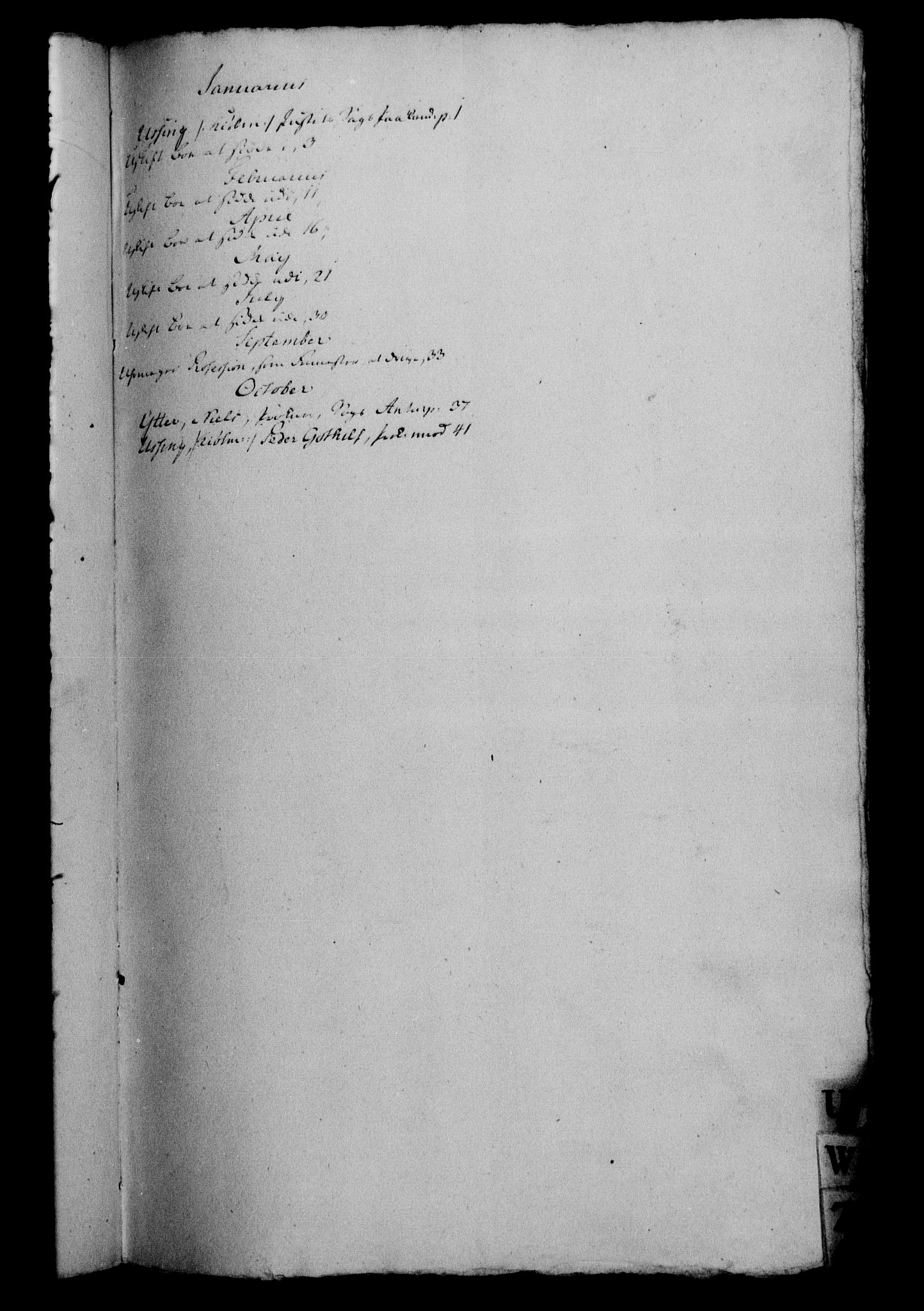 Danske Kanselli 1800-1814, AV/RA-EA-3024/H/Hf/Hfb/Hfbc/L0002: Underskrivelsesbok m. register, 1801