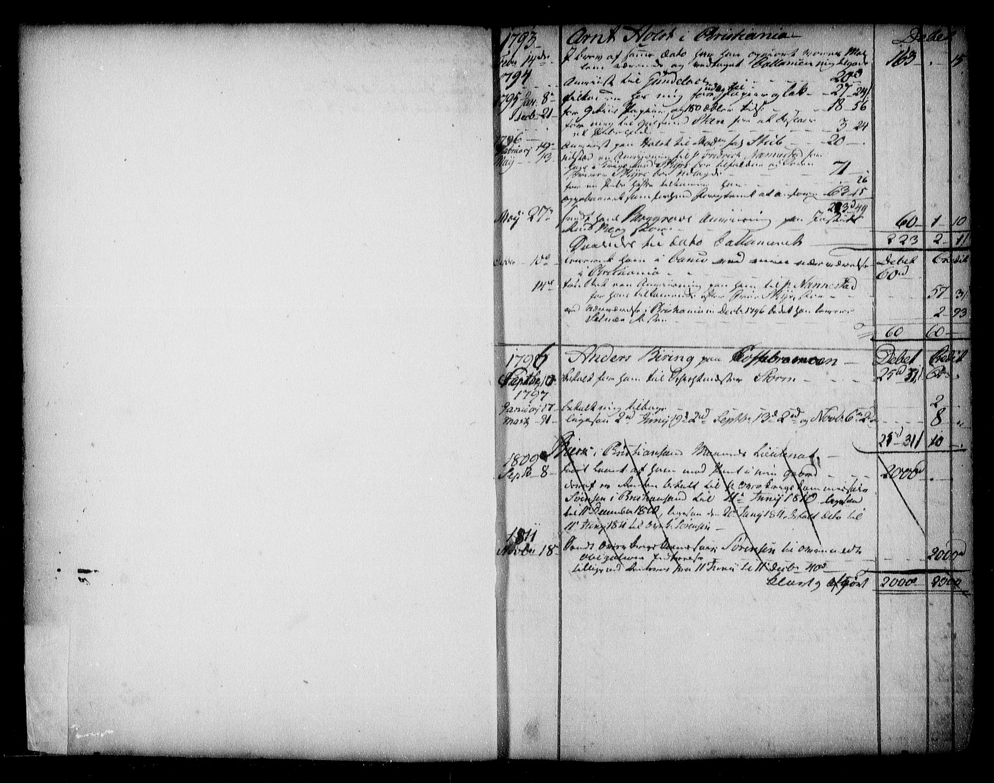 Mandal sorenskriveri, SAK/1221-0005/001/G/Ga/L0002: Panteregister nr. 2, 1832-1851