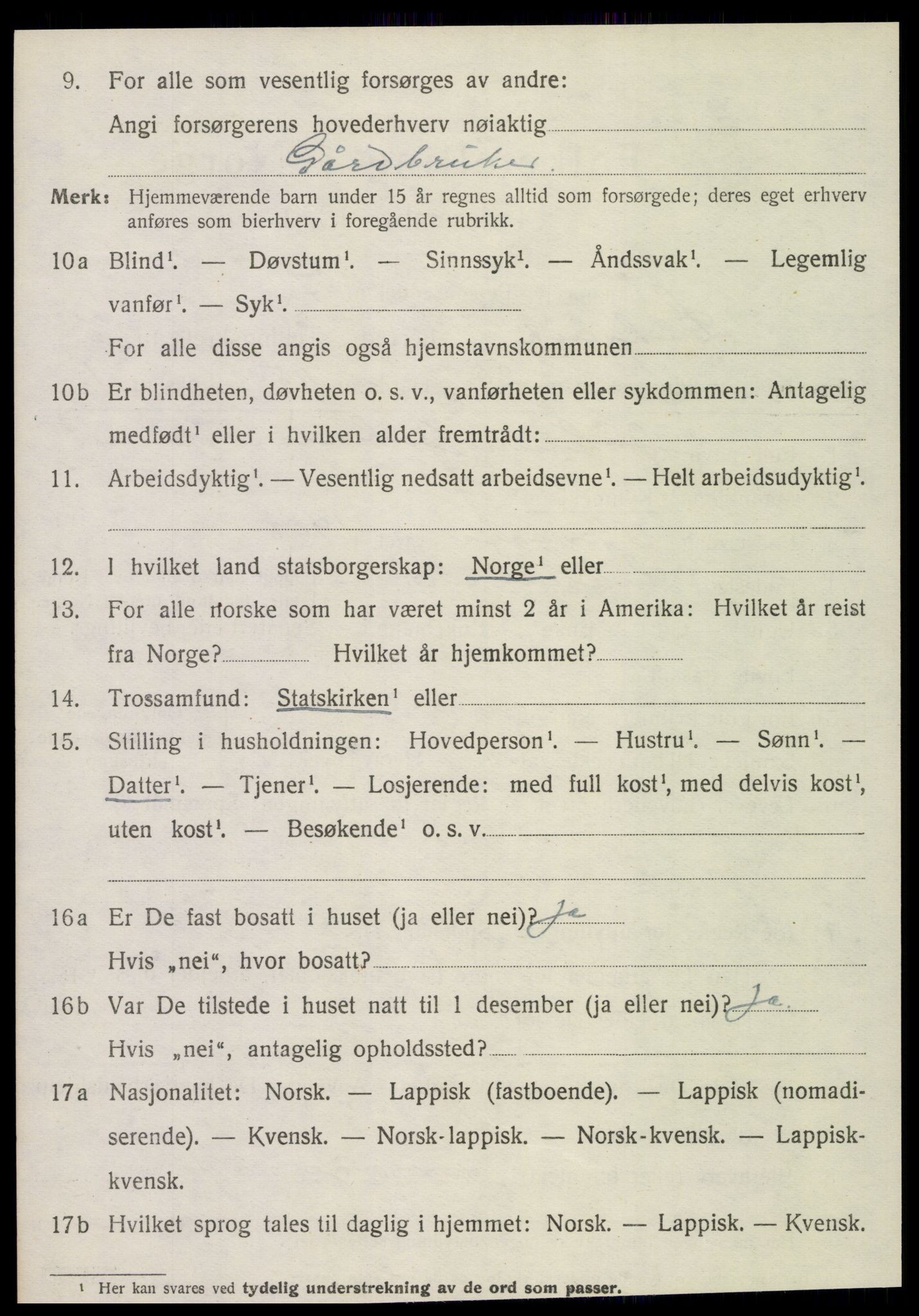 SAT, Folketelling 1920 for 1718 Leksvik herred, 1920, s. 6383