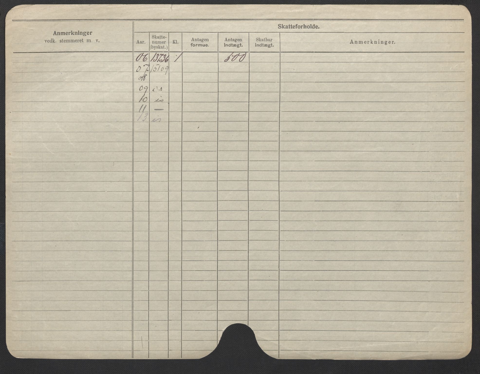 Oslo folkeregister, Registerkort, AV/SAO-A-11715/F/Fa/Fac/L0022: Kvinner, 1906-1914, s. 518b