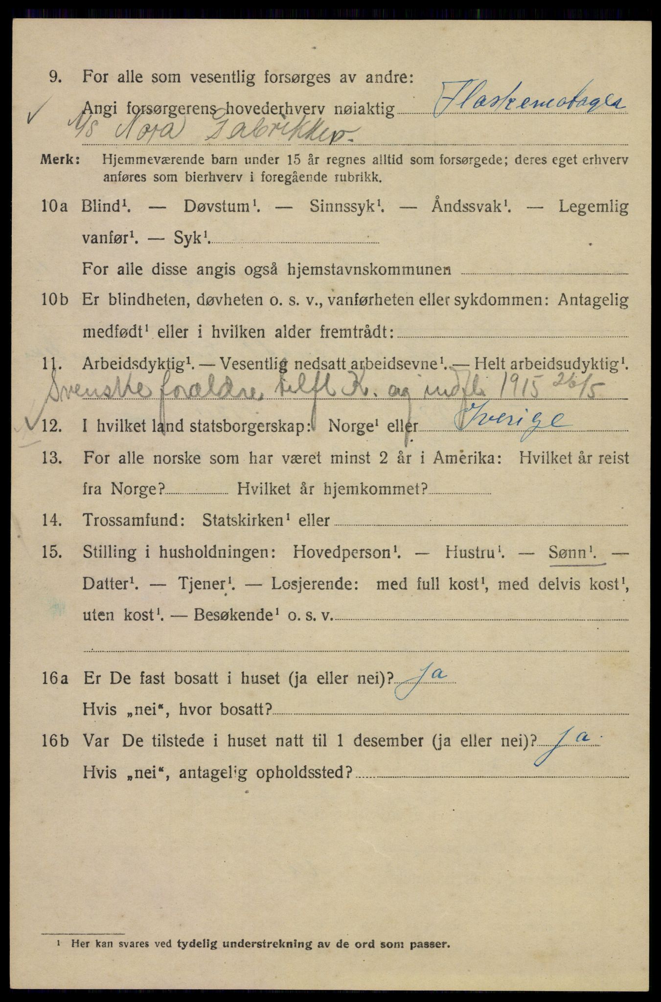 SAO, Folketelling 1920 for 0301 Kristiania kjøpstad, 1920, s. 352362