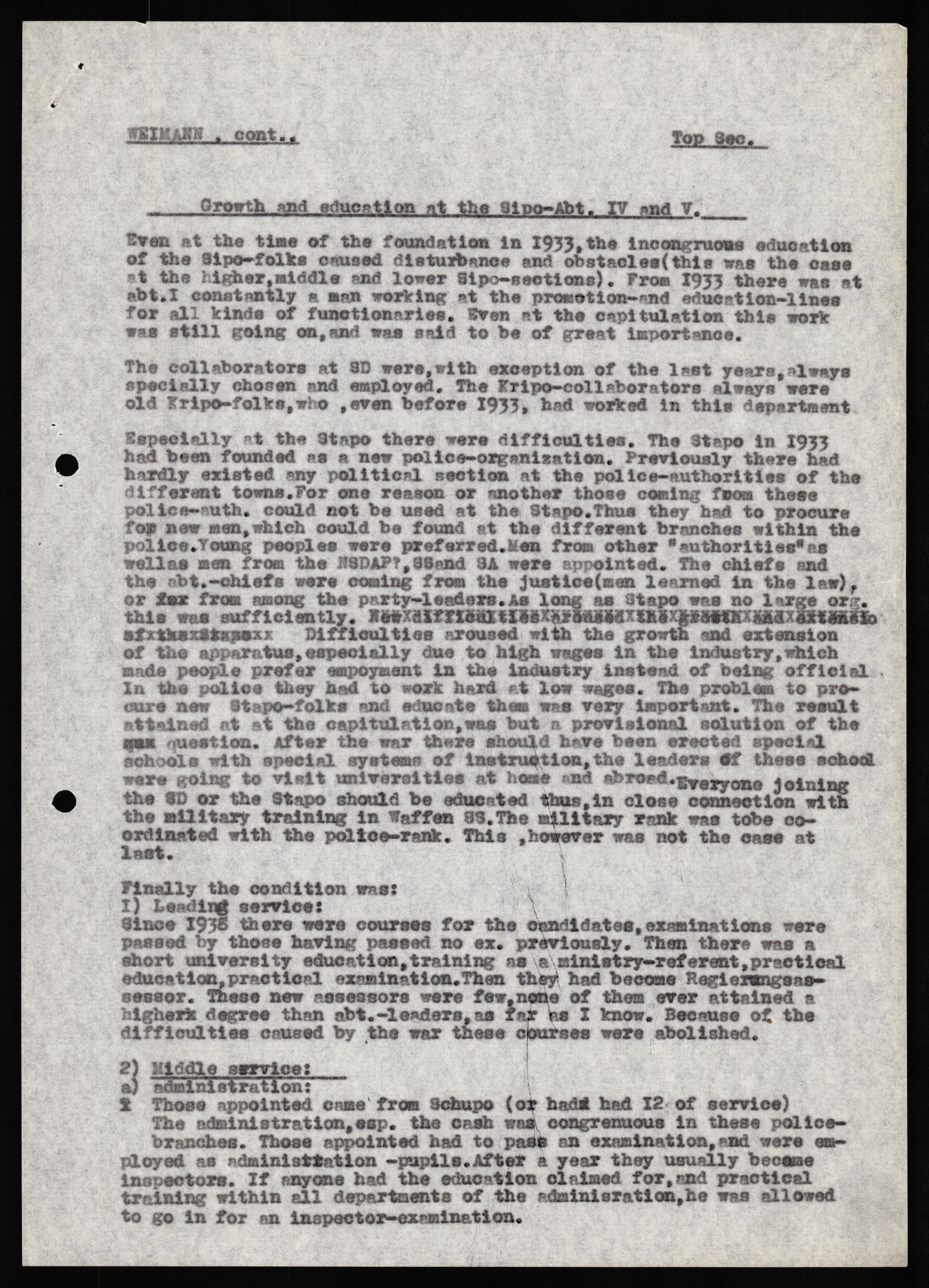 Forsvaret, Forsvarets overkommando II, AV/RA-RAFA-3915/D/Db/L0035: CI Questionaires. Tyske okkupasjonsstyrker i Norge. Tyskere., 1945-1946, s. 188