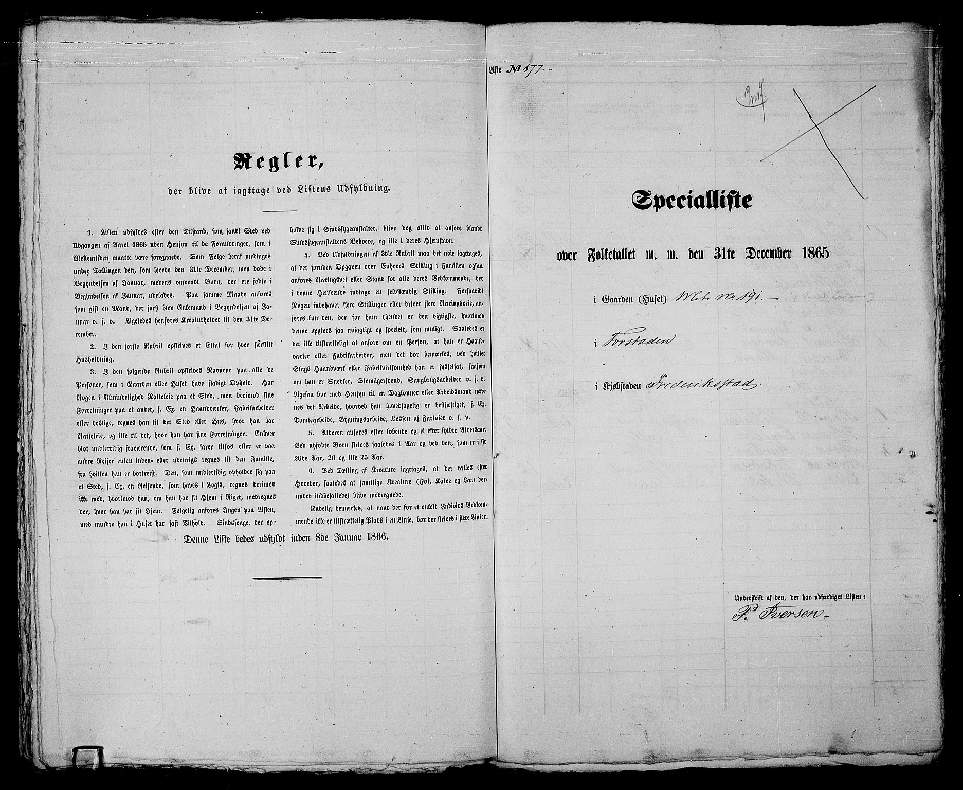 RA, Folketelling 1865 for 0103B Fredrikstad prestegjeld, Fredrikstad kjøpstad, 1865, s. 380