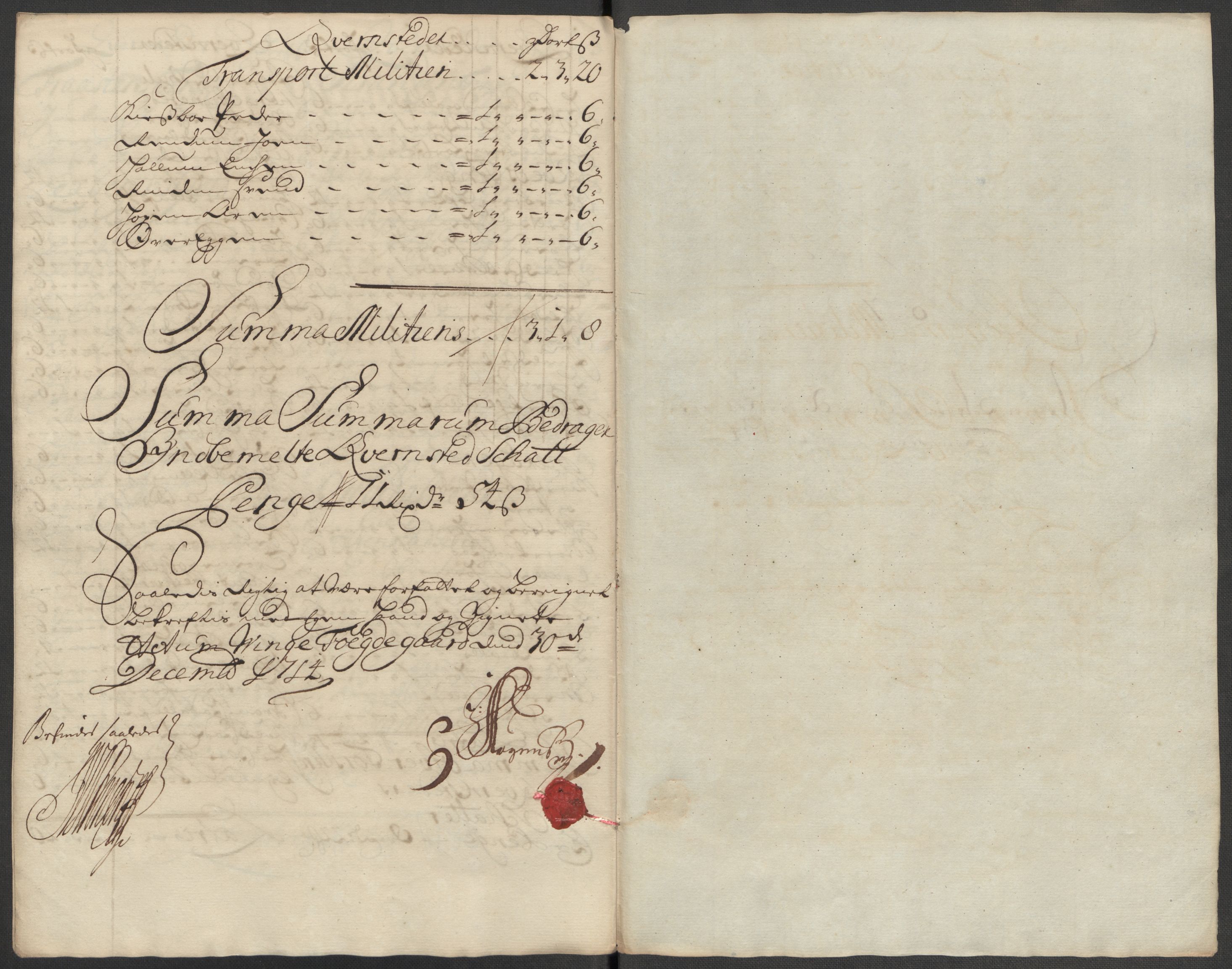 Rentekammeret inntil 1814, Reviderte regnskaper, Fogderegnskap, AV/RA-EA-4092/R62/L4204: Fogderegnskap Stjørdal og Verdal, 1714, s. 133