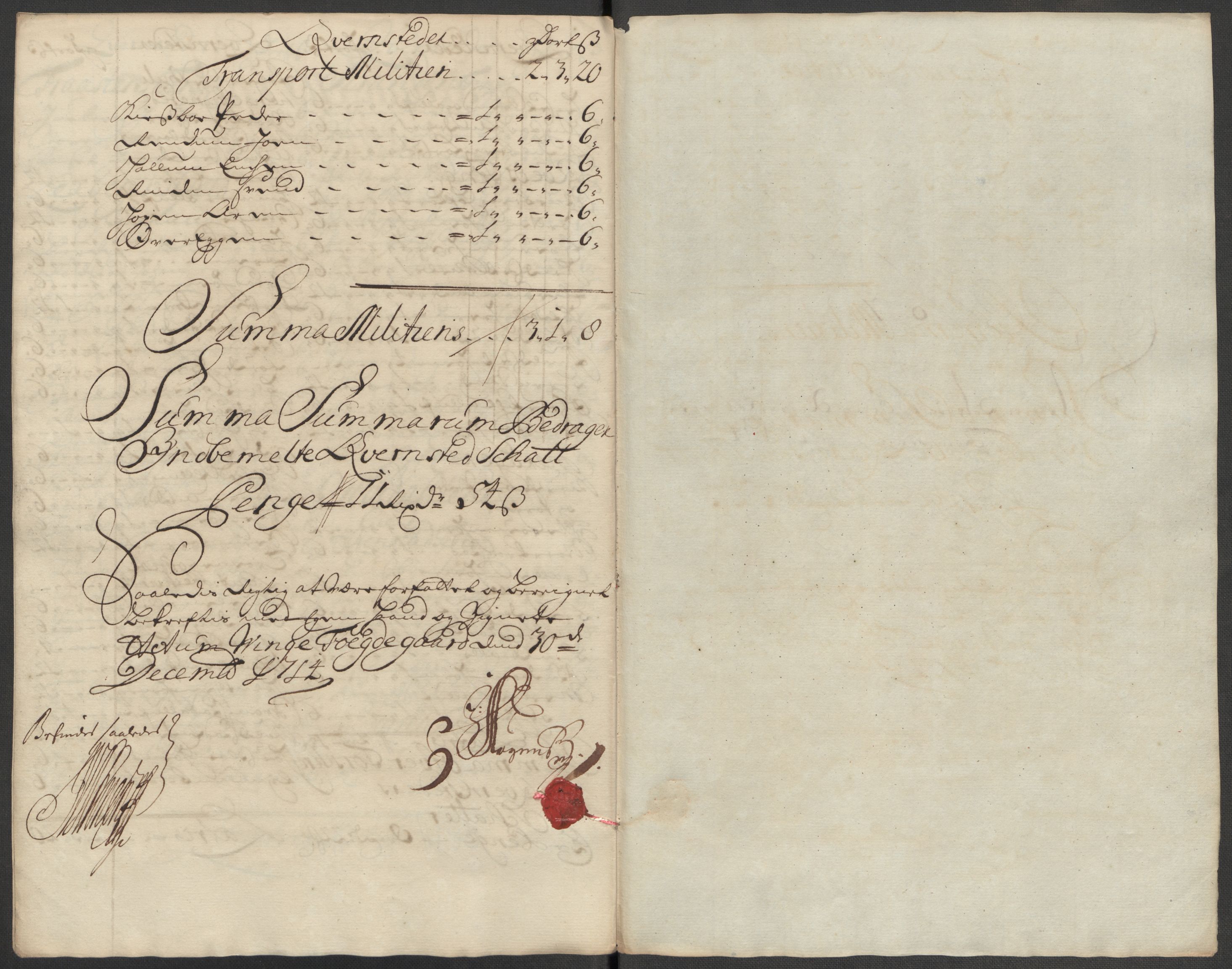 Rentekammeret inntil 1814, Reviderte regnskaper, Fogderegnskap, RA/EA-4092/R62/L4204: Fogderegnskap Stjørdal og Verdal, 1714, s. 133