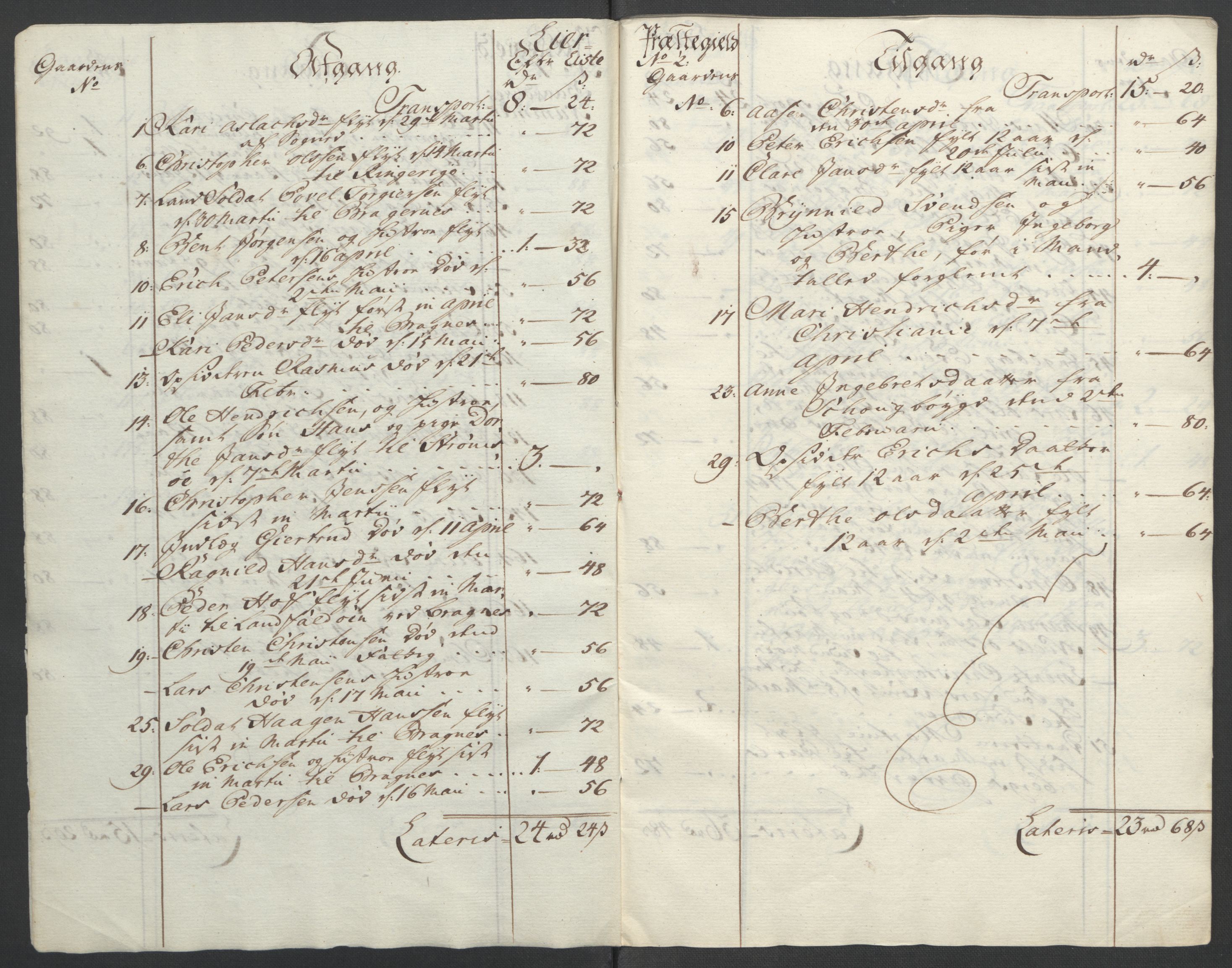 Rentekammeret inntil 1814, Reviderte regnskaper, Fogderegnskap, RA/EA-4092/R31/L1833: Ekstraskatten Hurum, Røyken, Eiker, Lier og Buskerud, 1762-1764, s. 67