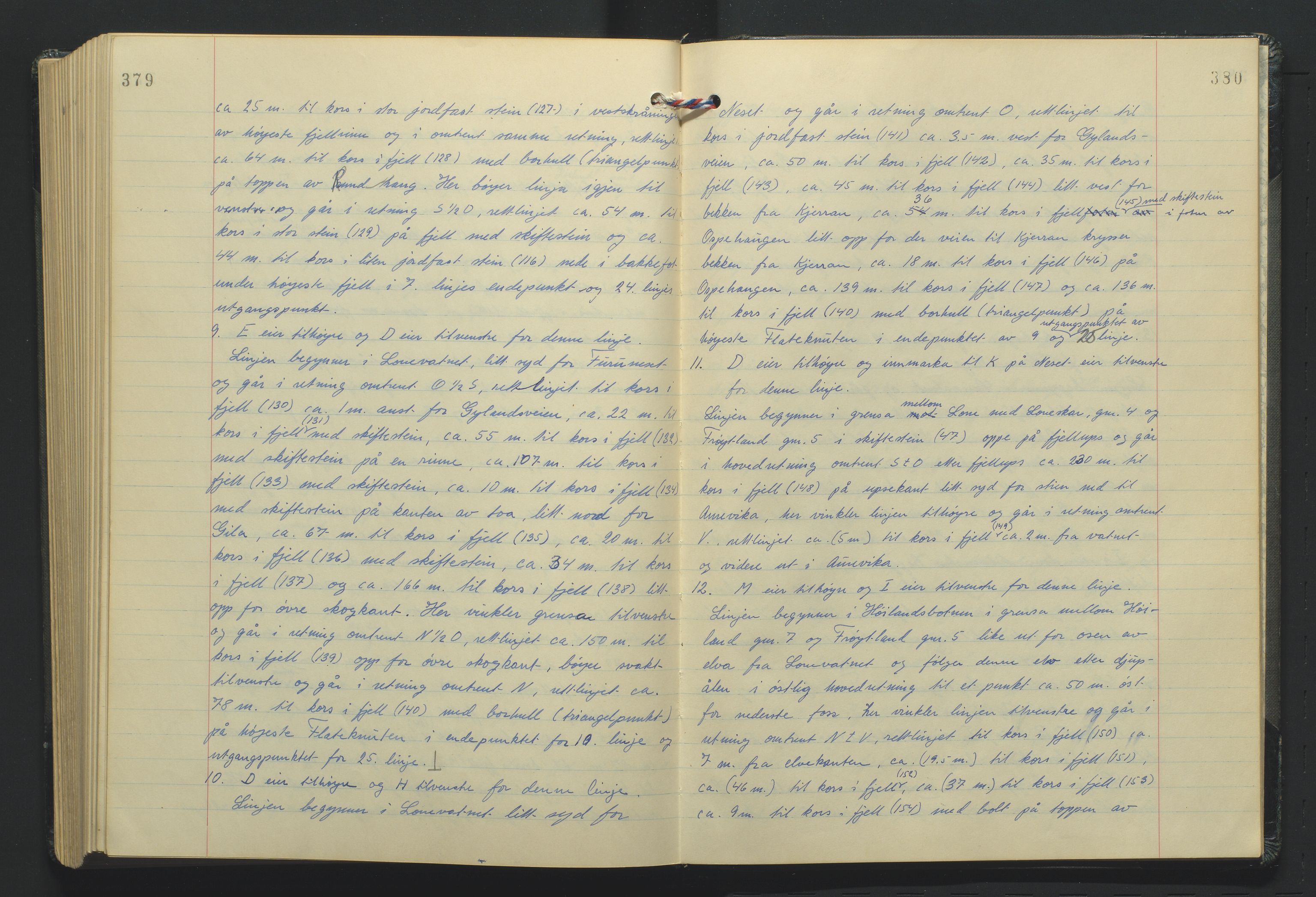 Lista jordskifterett, AV/SAK-1541-0005/F/Fa/L0003: Jordskifterettsbok Flekkefjord domssokn, med gårdsregister nr 9, 1956-1963, s. 379-380