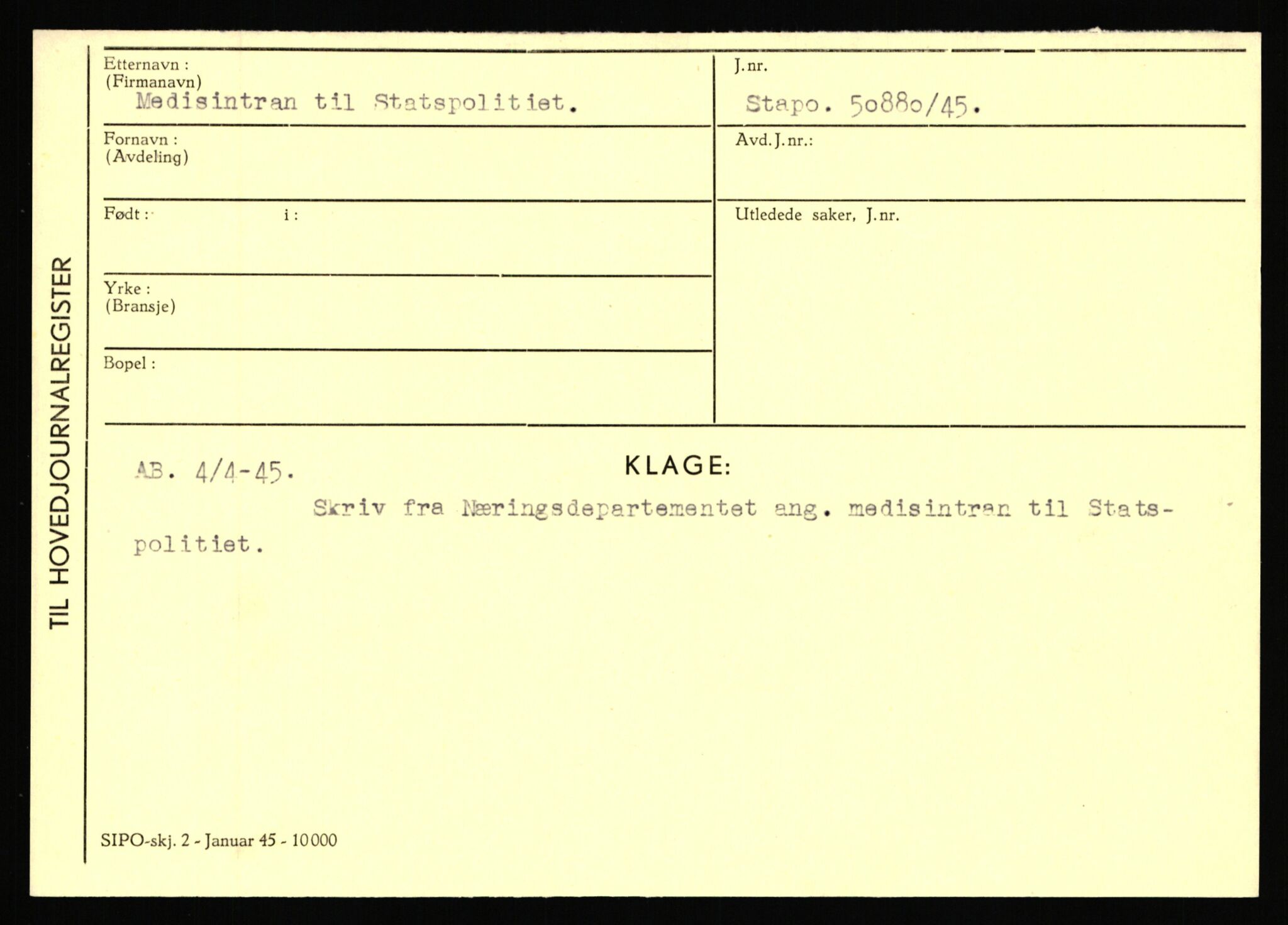 Statspolitiet - Hovedkontoret / Osloavdelingen, AV/RA-S-1329/C/Ca/L0010: Lind - Moksnes, 1943-1945, s. 3502