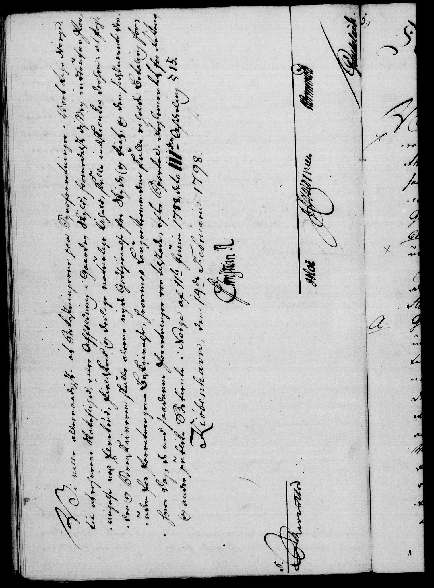 Rentekammeret, Kammerkanselliet, AV/RA-EA-3111/G/Gf/Gfa/L0080: Norsk relasjons- og resolusjonsprotokoll (merket RK 52.80), 1798, s. 86