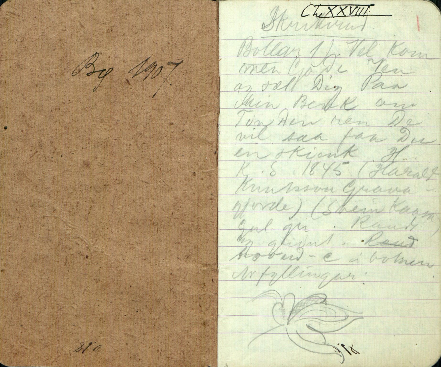 Rikard Berge, TEMU/TGM-A-1003/F/L0005/0019: 160-200 / 178 Ølbollevers m.m. fra Bø, 1907, s. 1