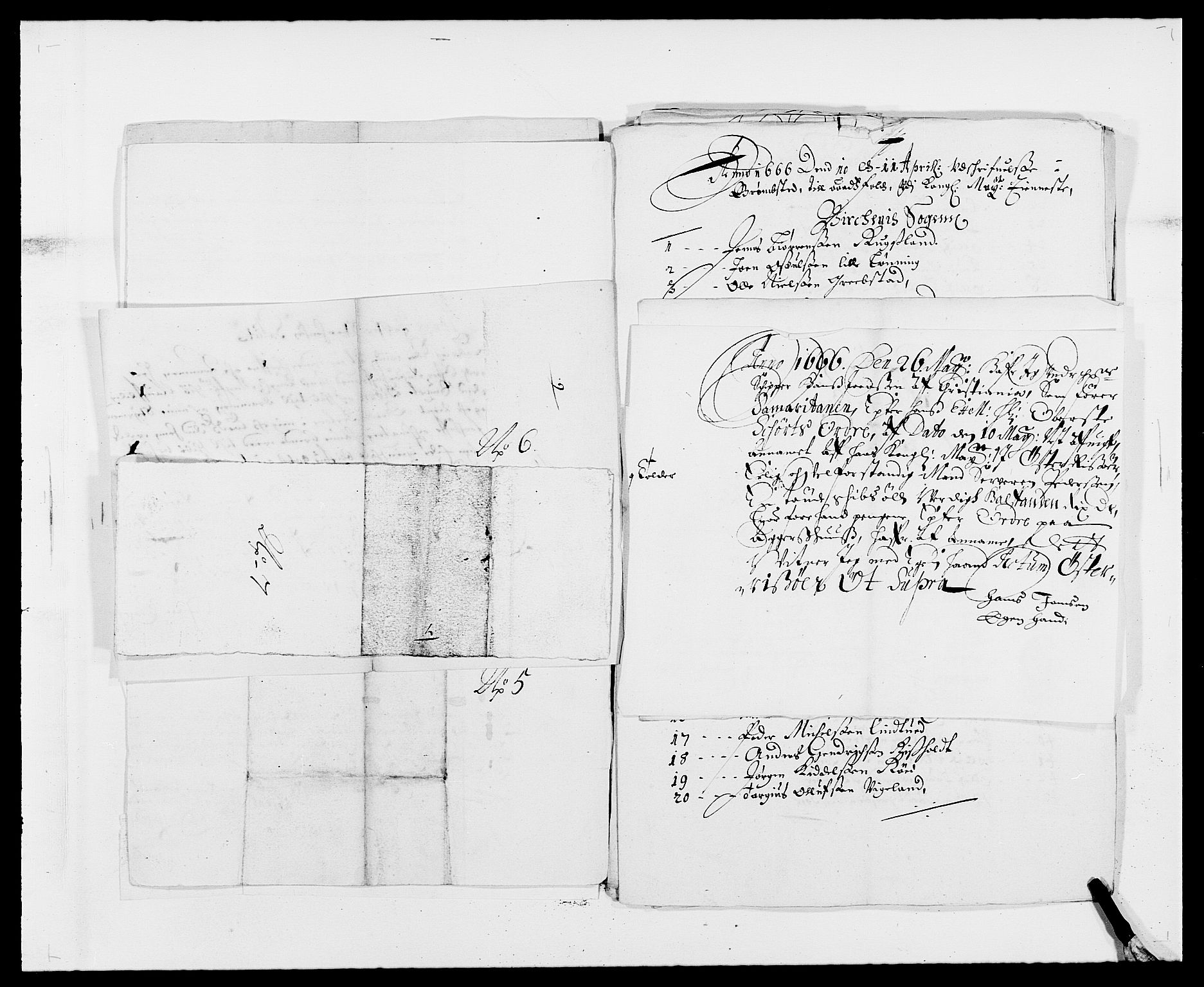 Rentekammeret inntil 1814, Reviderte regnskaper, Fogderegnskap, AV/RA-EA-4092/R39/L2296: Fogderegnskap Nedenes, 1664-1666, s. 446