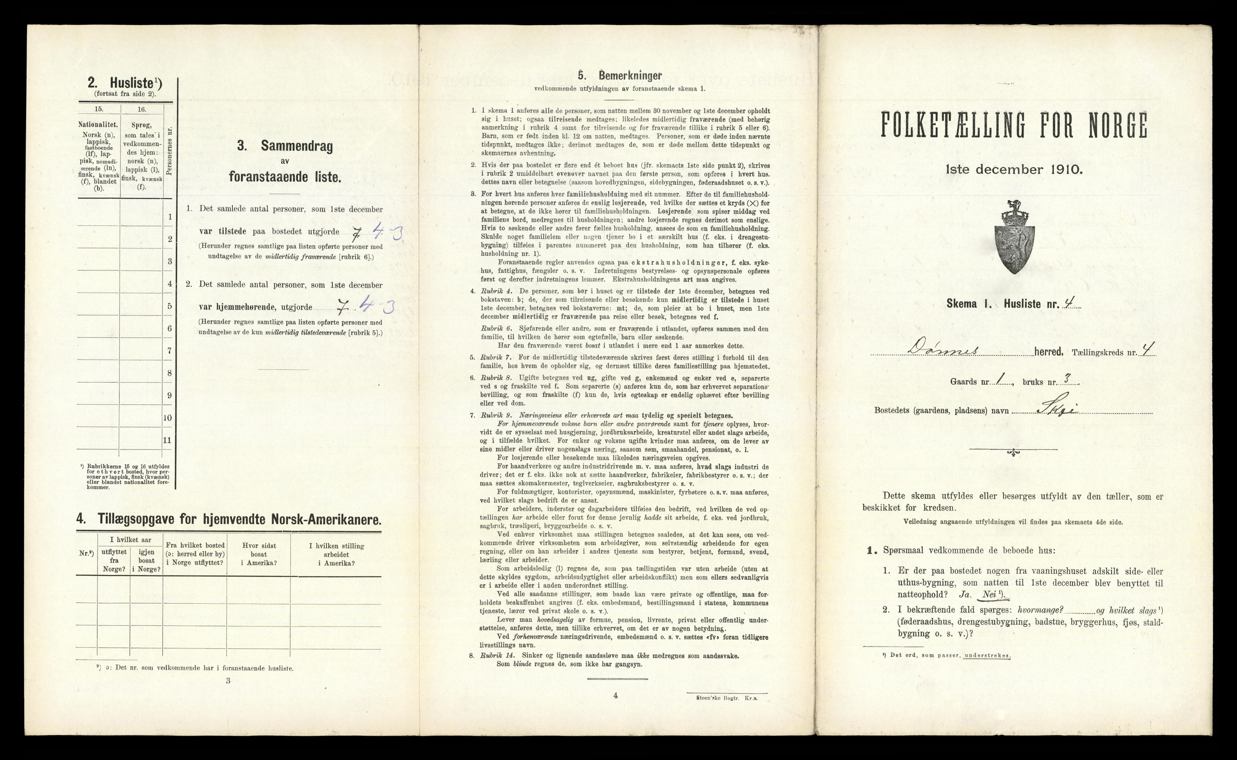RA, Folketelling 1910 for 1827 Dønnes herred, 1910, s. 246