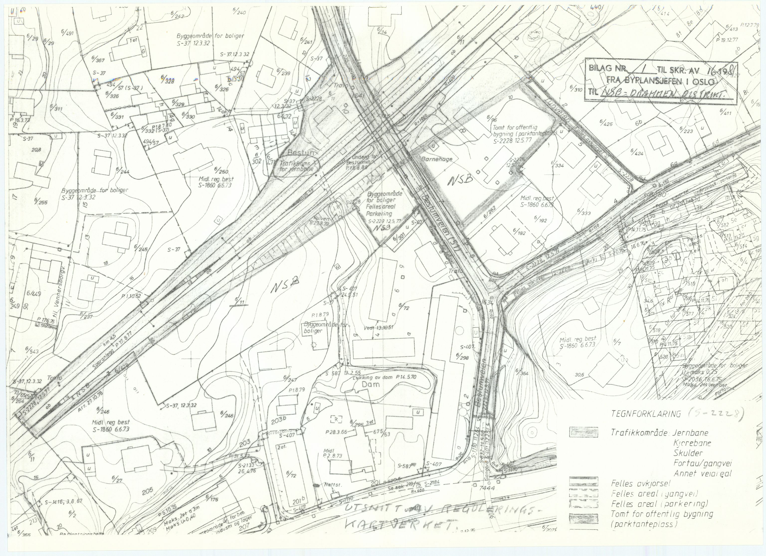 Norges statsbaner, Hovedadministrasjonen, Plankontoret for Oslo S, AV/RA-S-5410/D/L0168: Driftsbanegården. Øvrige driftsbanegårder, 1917-1978, s. 84