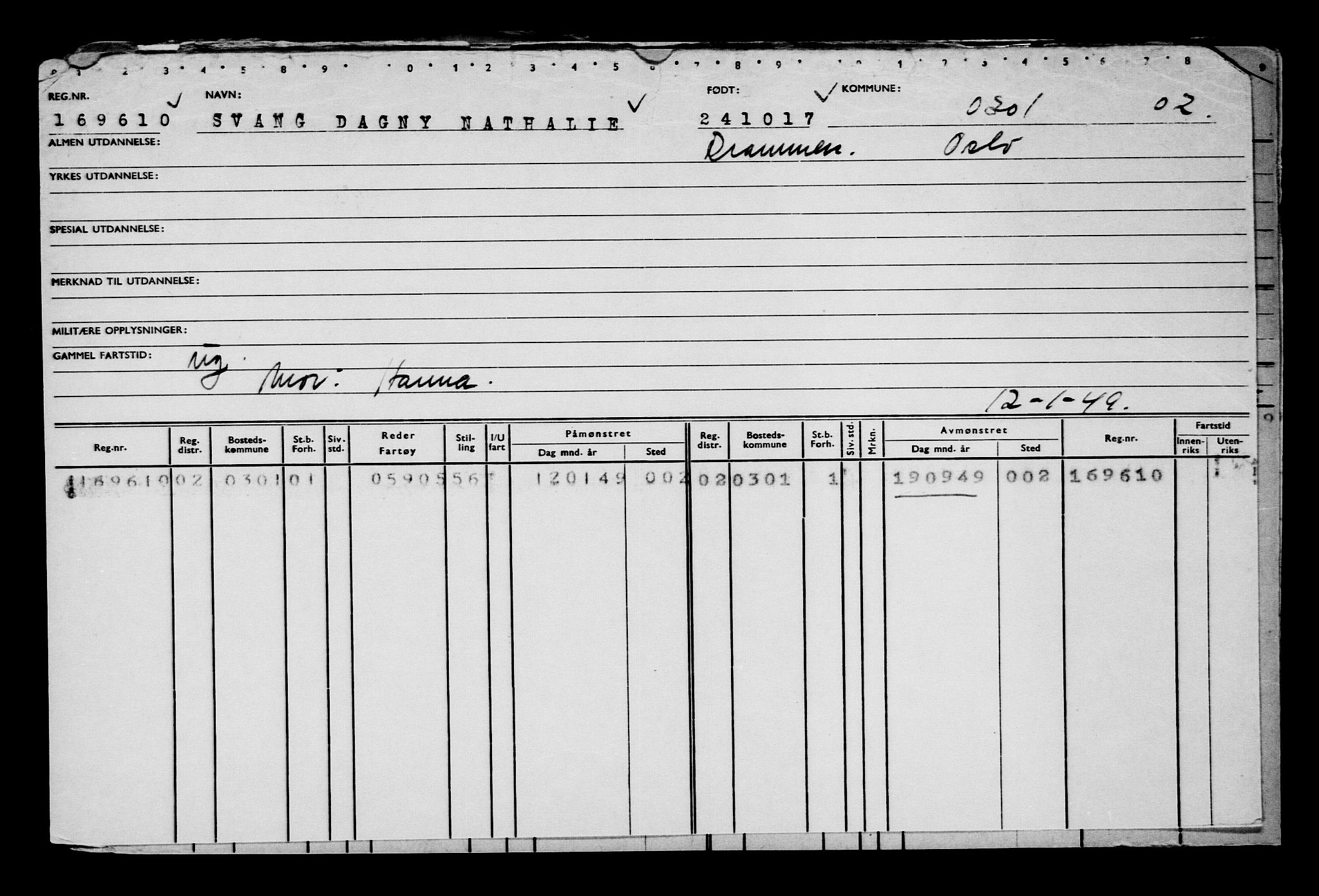 Direktoratet for sjømenn, AV/RA-S-3545/G/Gb/L0152: Hovedkort, 1917, s. 714