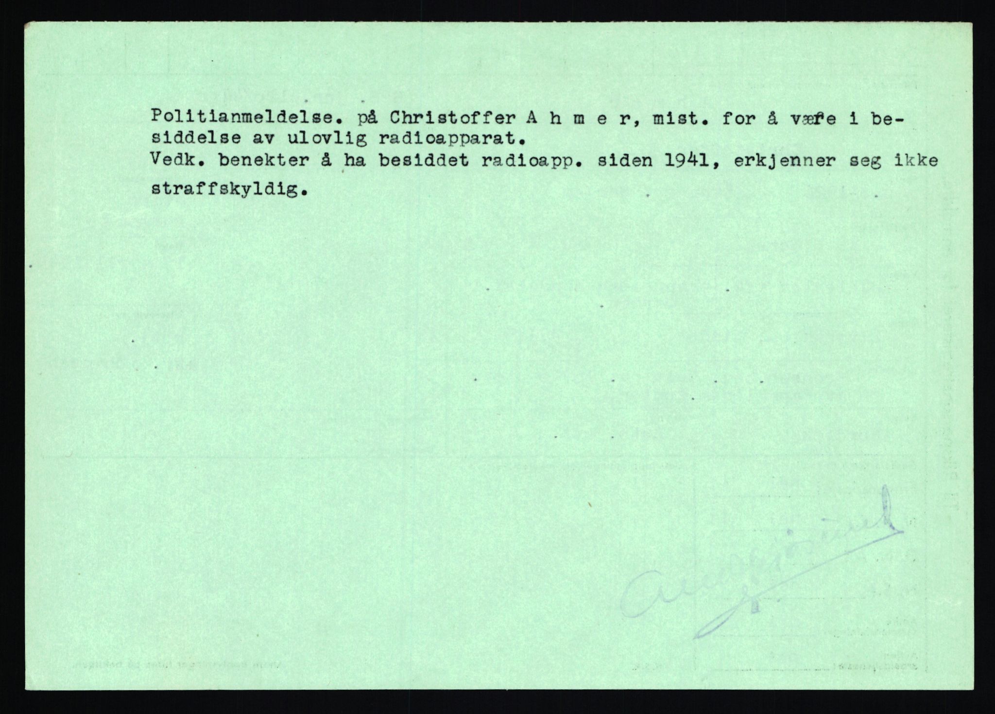 Statspolitiet - Hovedkontoret / Osloavdelingen, AV/RA-S-1329/C/Ca/L0001: Aabakken - Armann, 1943-1945, s. 1227