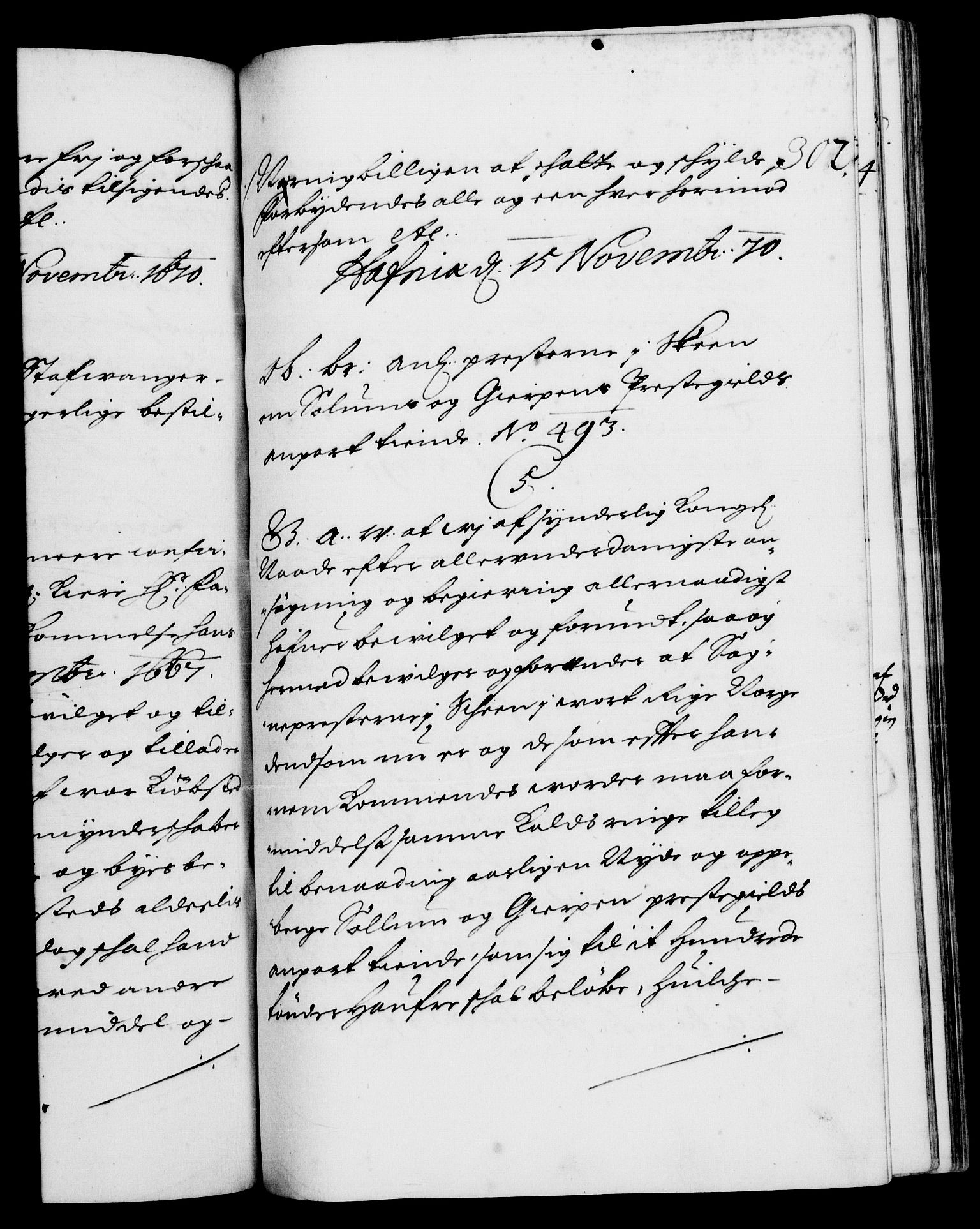 Danske Kanselli 1572-1799, AV/RA-EA-3023/F/Fc/Fca/Fcaa/L0011: Norske registre (mikrofilm), 1670-1673, s. 302a