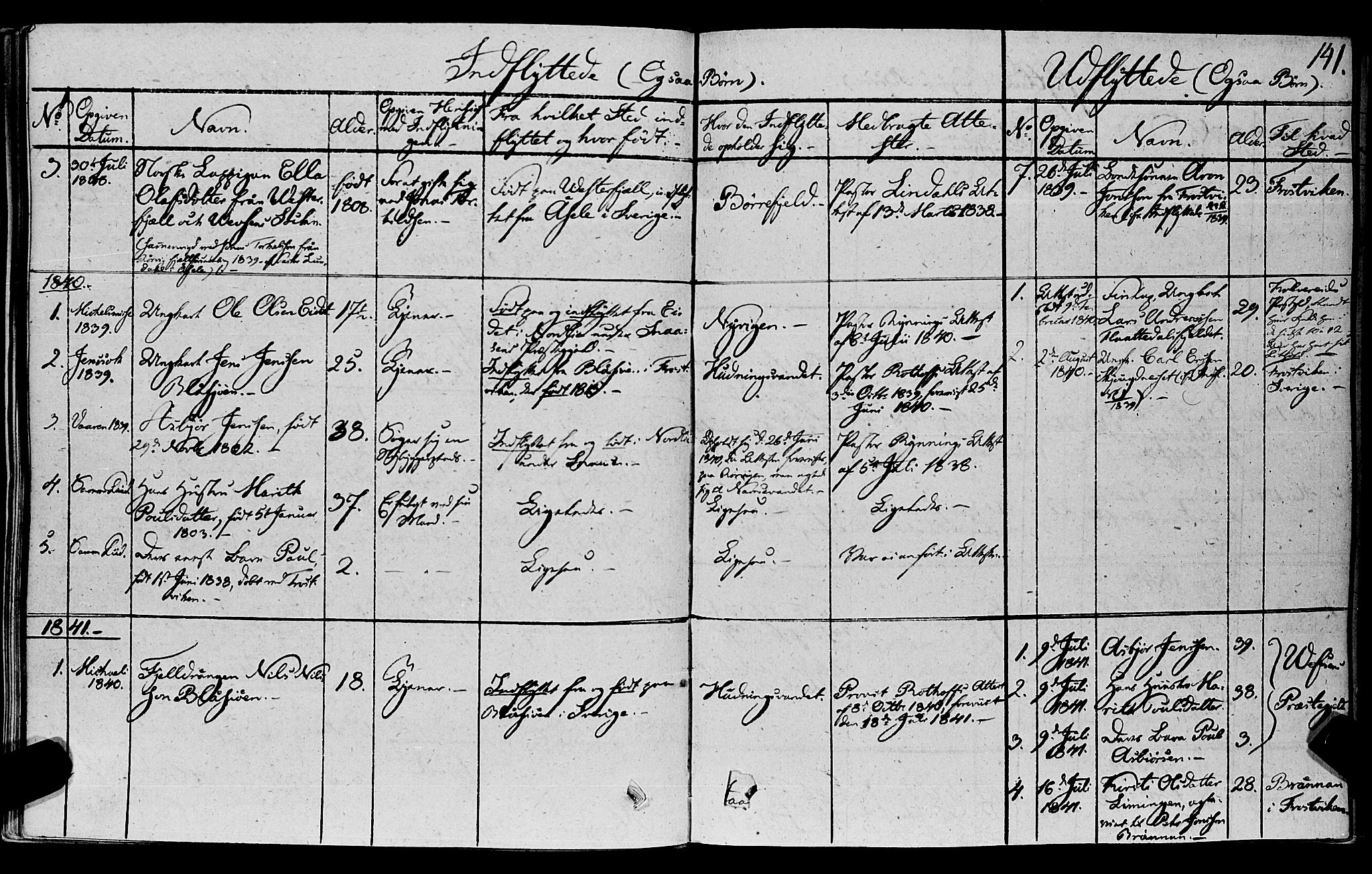 Ministerialprotokoller, klokkerbøker og fødselsregistre - Nord-Trøndelag, SAT/A-1458/762/L0538: Ministerialbok nr. 762A02 /1, 1833-1879, s. 141