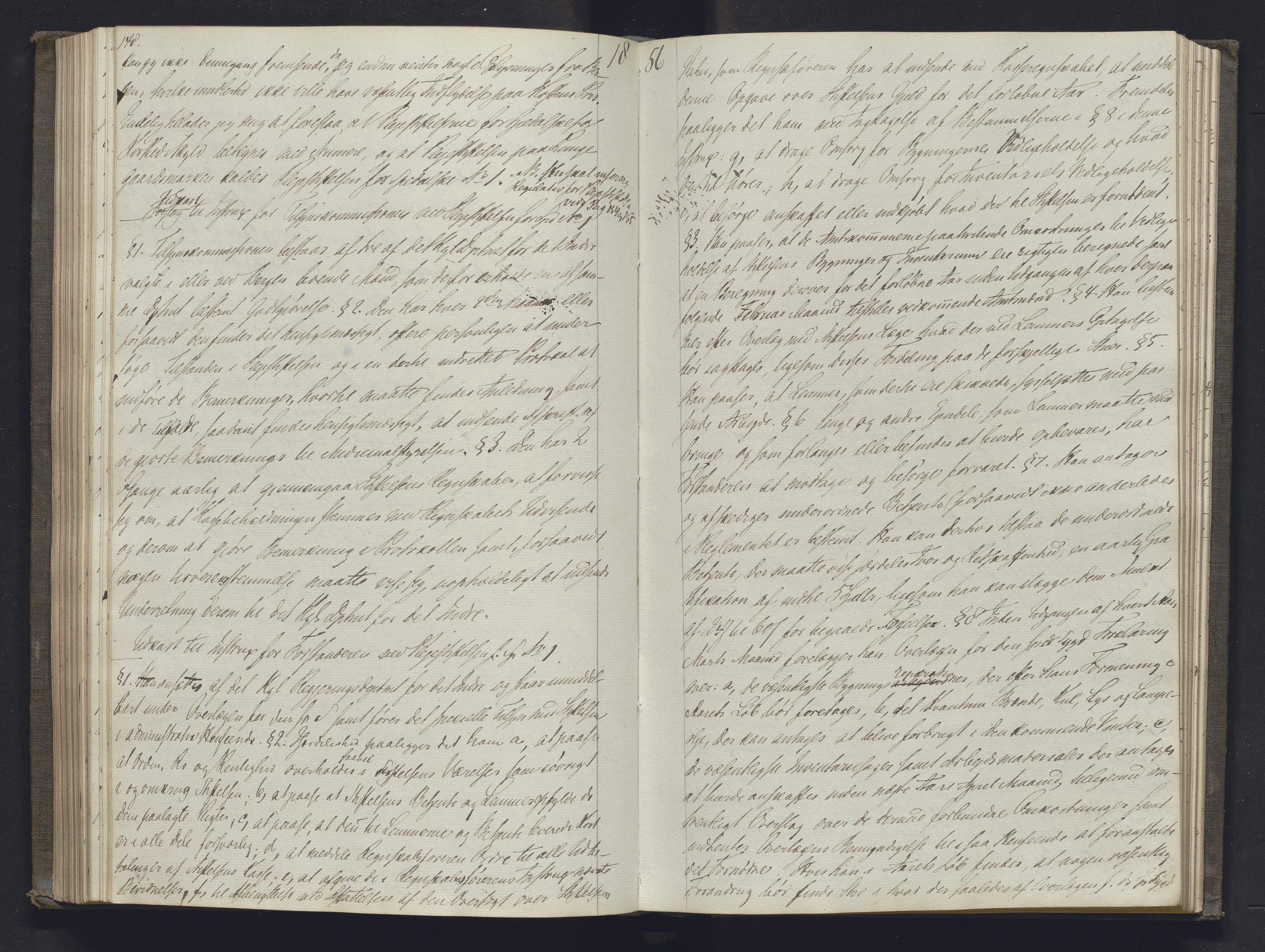 Lepraarkiver - Overlegen for den spedalske sykdom, AV/SAB-A-61001/B.b/L0001: Kopibok, 1854-1858, s. 148-149
