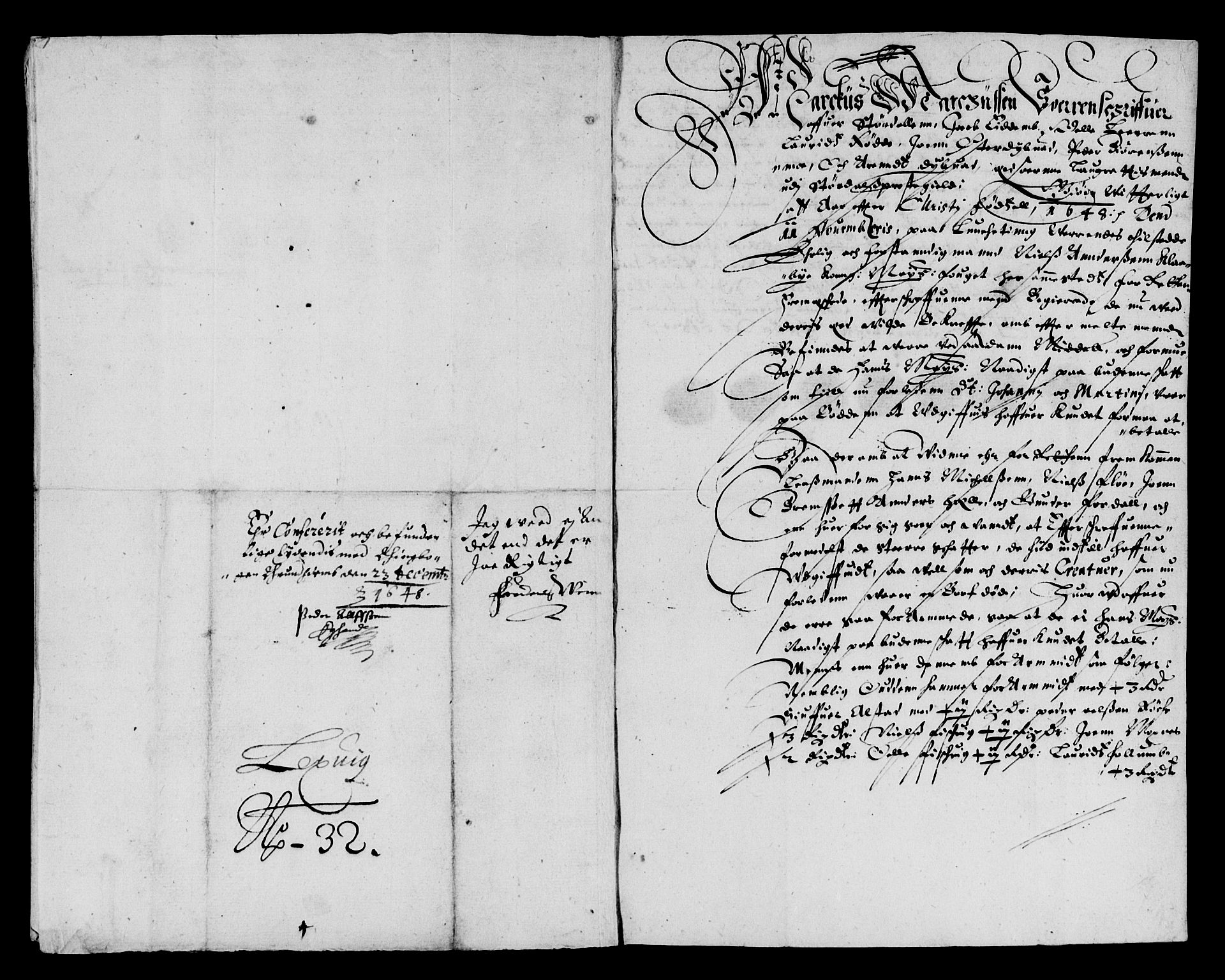 Rentekammeret inntil 1814, Reviderte regnskaper, Lensregnskaper, AV/RA-EA-5023/R/Rb/Rbw/L0093: Trondheim len, 1648