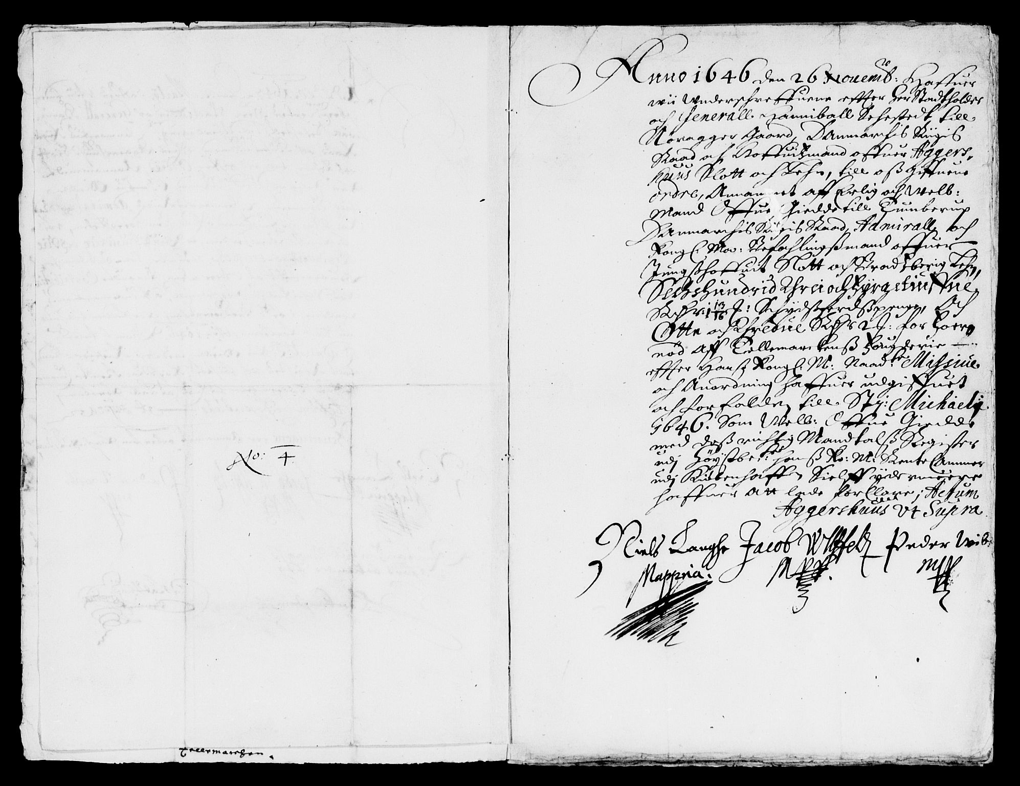 Rentekammeret inntil 1814, Reviderte regnskaper, Lensregnskaper, AV/RA-EA-5023/R/Rb/Rbp/L0033: Bratsberg len, 1646-1648