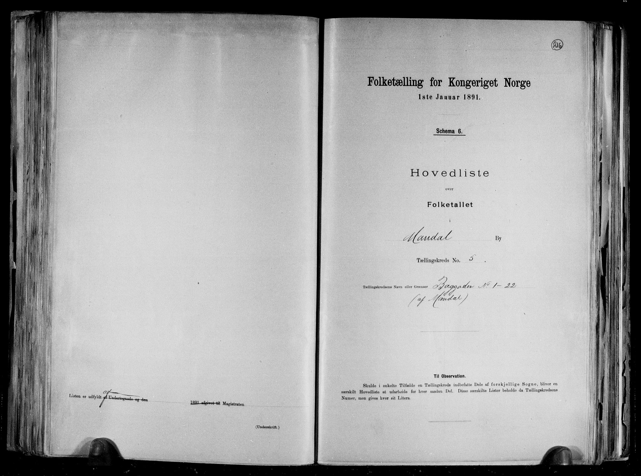 RA, Folketelling 1891 for 1002 Mandal ladested, 1891, s. 14