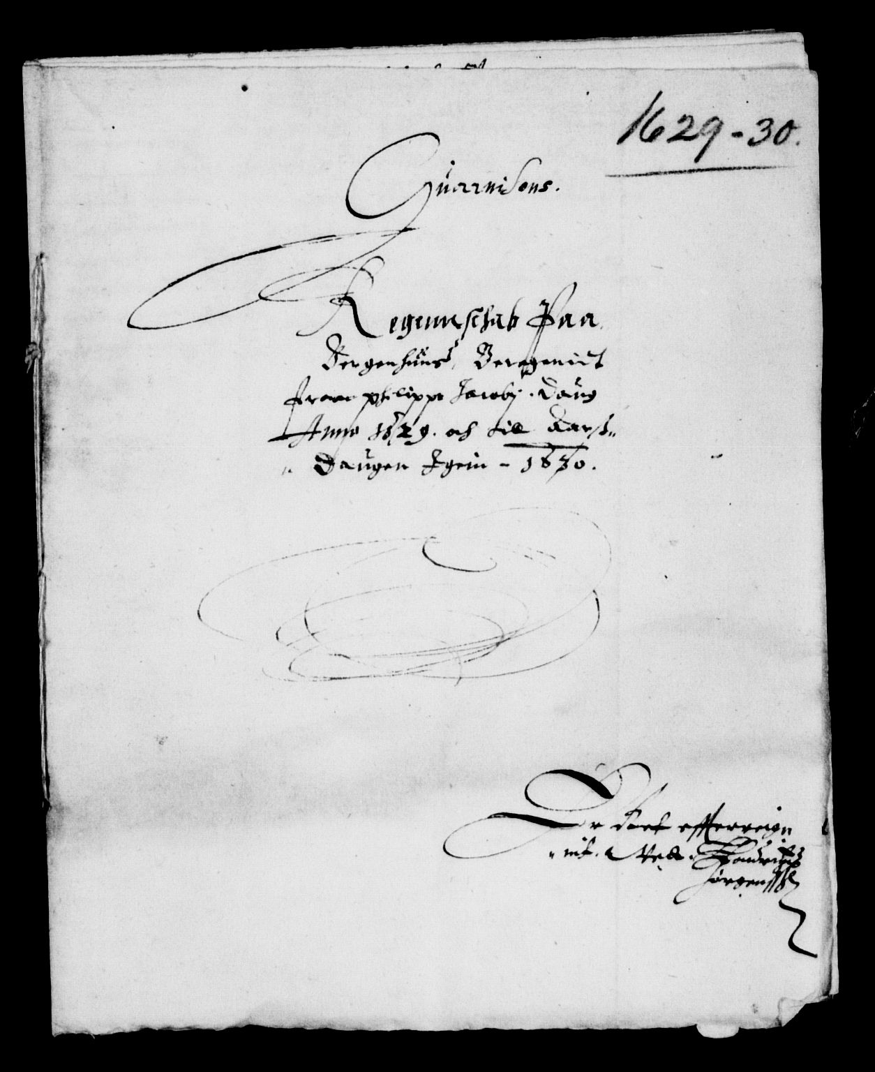 Rentekammeret inntil 1814, Reviderte regnskaper, Lensregnskaper, AV/RA-EA-5023/R/Rb/Rbt/L0054: Bergenhus len, 1629-1631