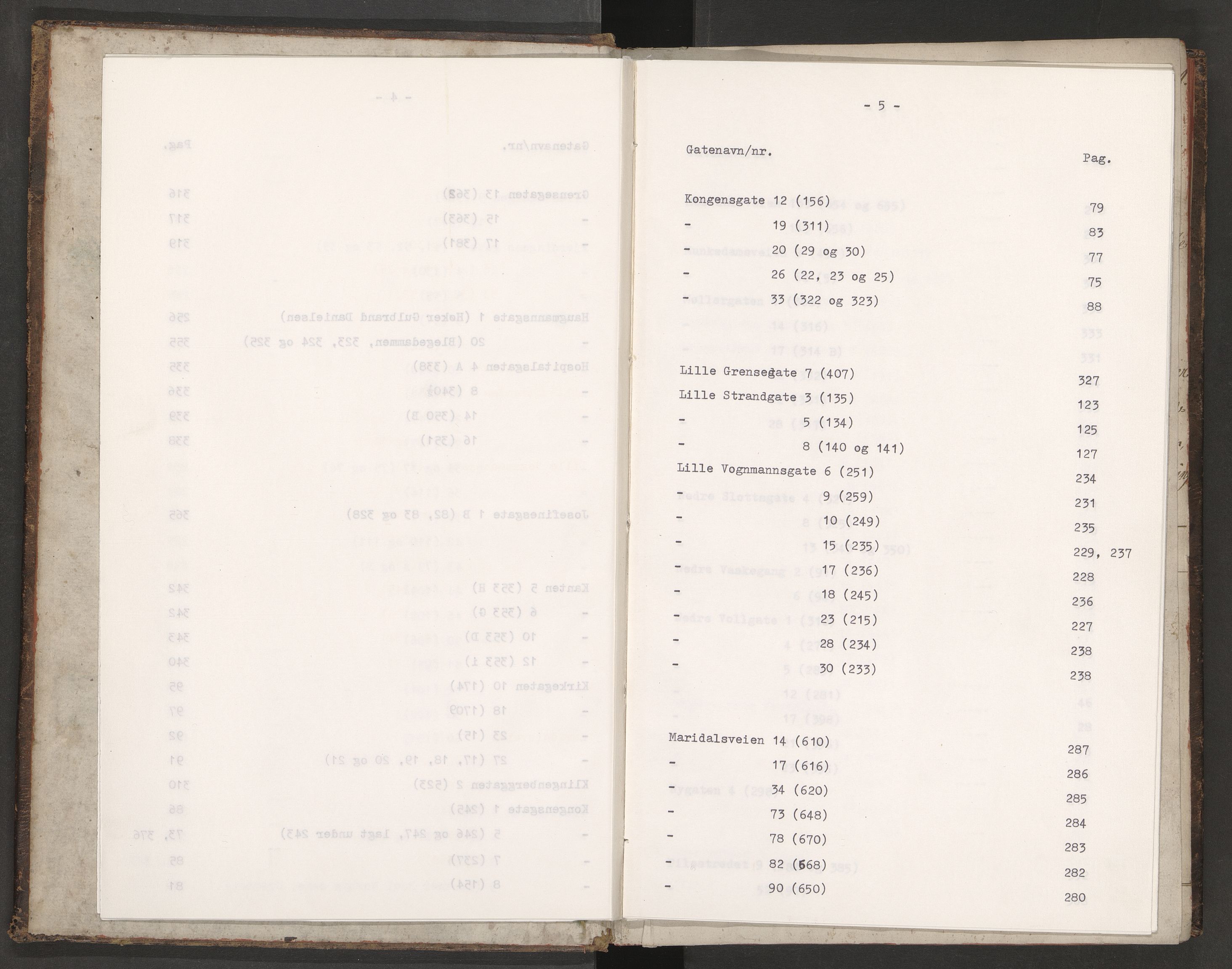 Norges brannkasse, branntakster Oslo, AV/SAO-A-11402/F/Fa/L0003: Branntakstprotokoll, 1807