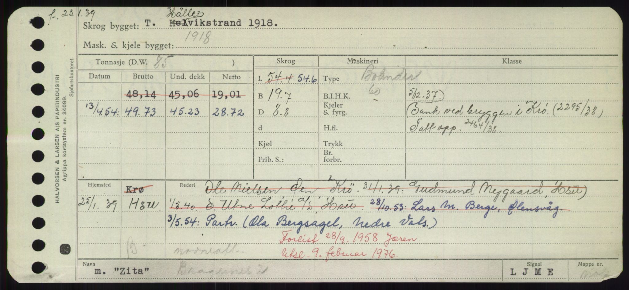 Sjøfartsdirektoratet med forløpere, Skipsmålingen, AV/RA-S-1627/H/Hd/L0041: Fartøy, Vi-Ås, s. 487